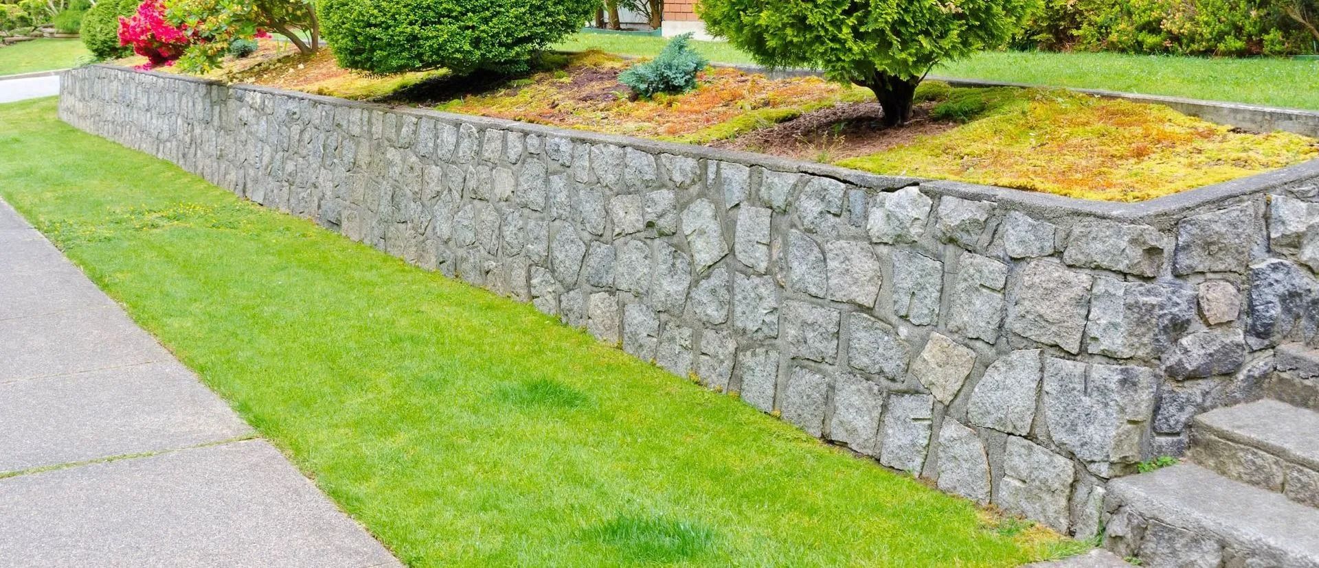 Retaining Wall Installation