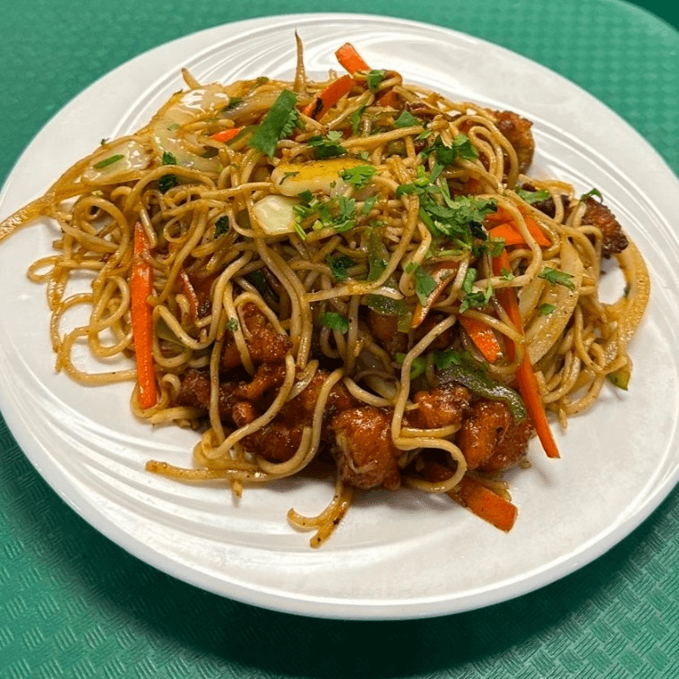 Chicken Masala Hakka Noodles