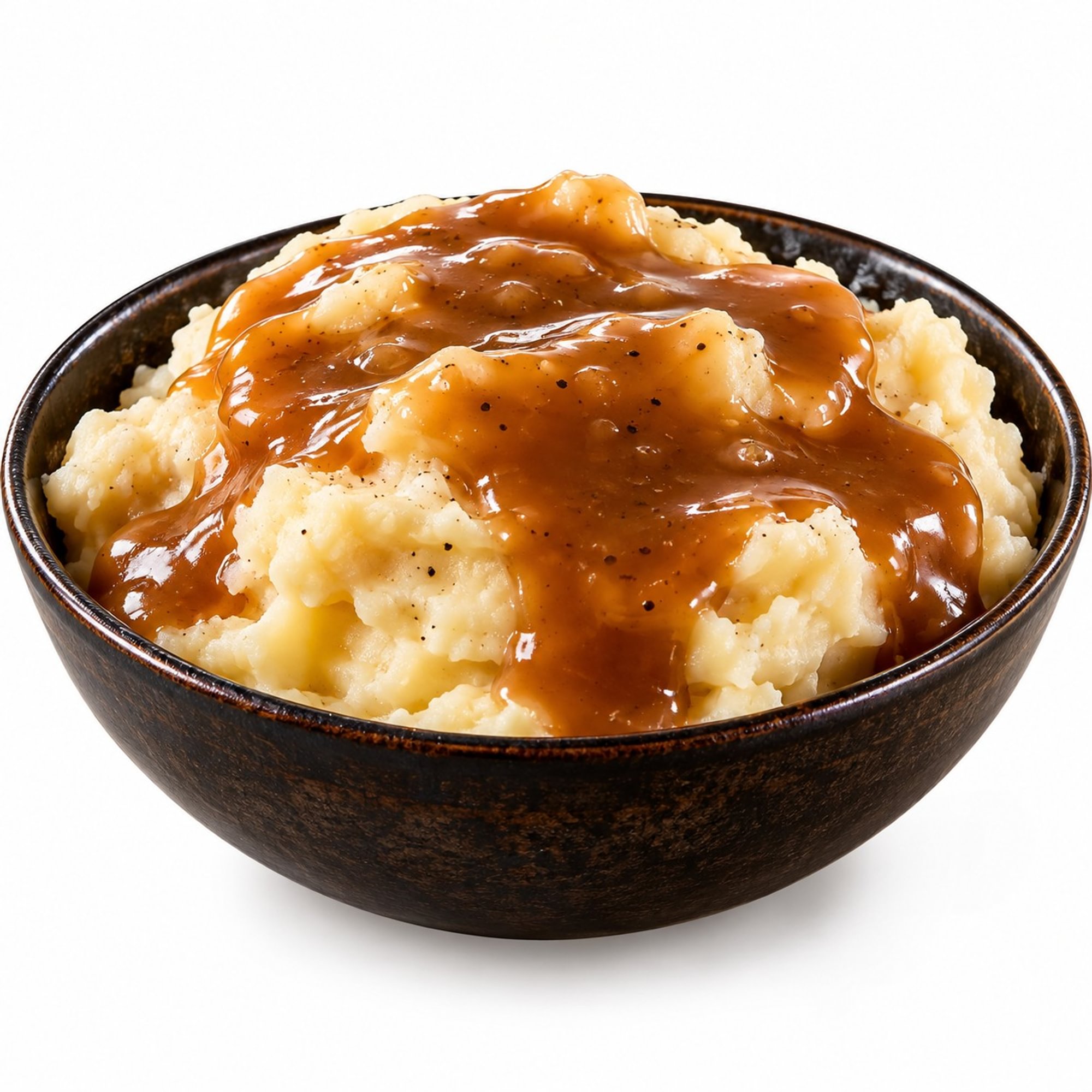 Mashed Potato and Brown Gravy