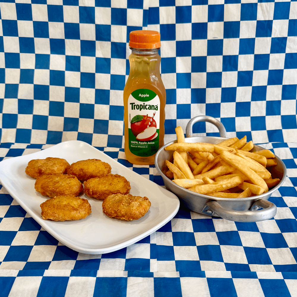 6 Chicken Nuggets With Fries & Juice