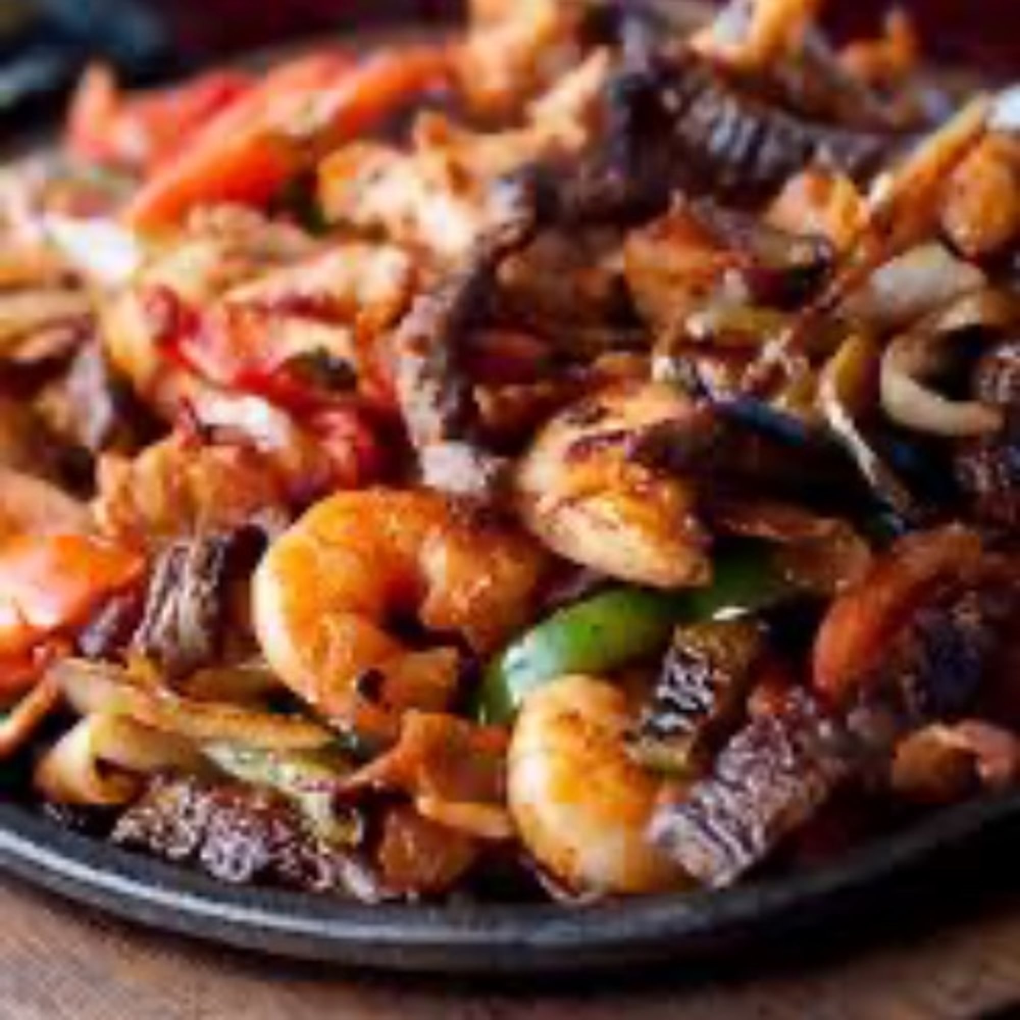 Sunday Dinner Special - Shrimp & Steak Fajita