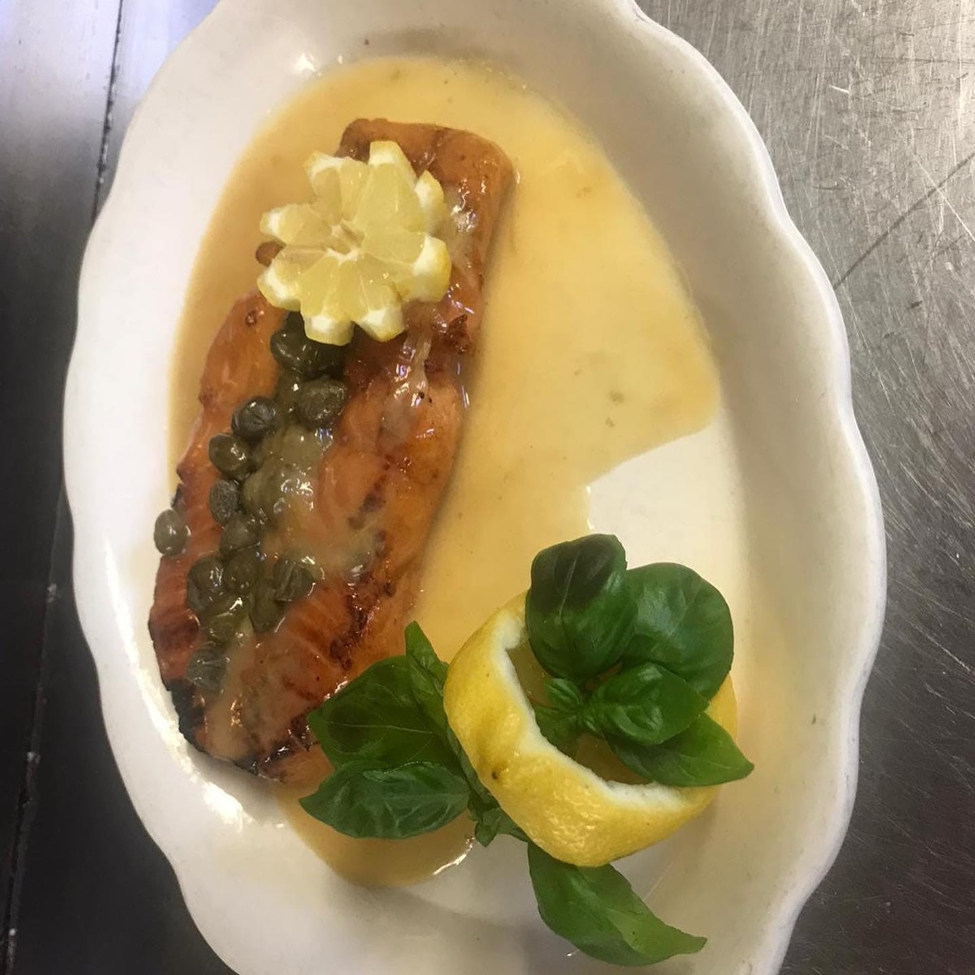 Salmon Piccata
