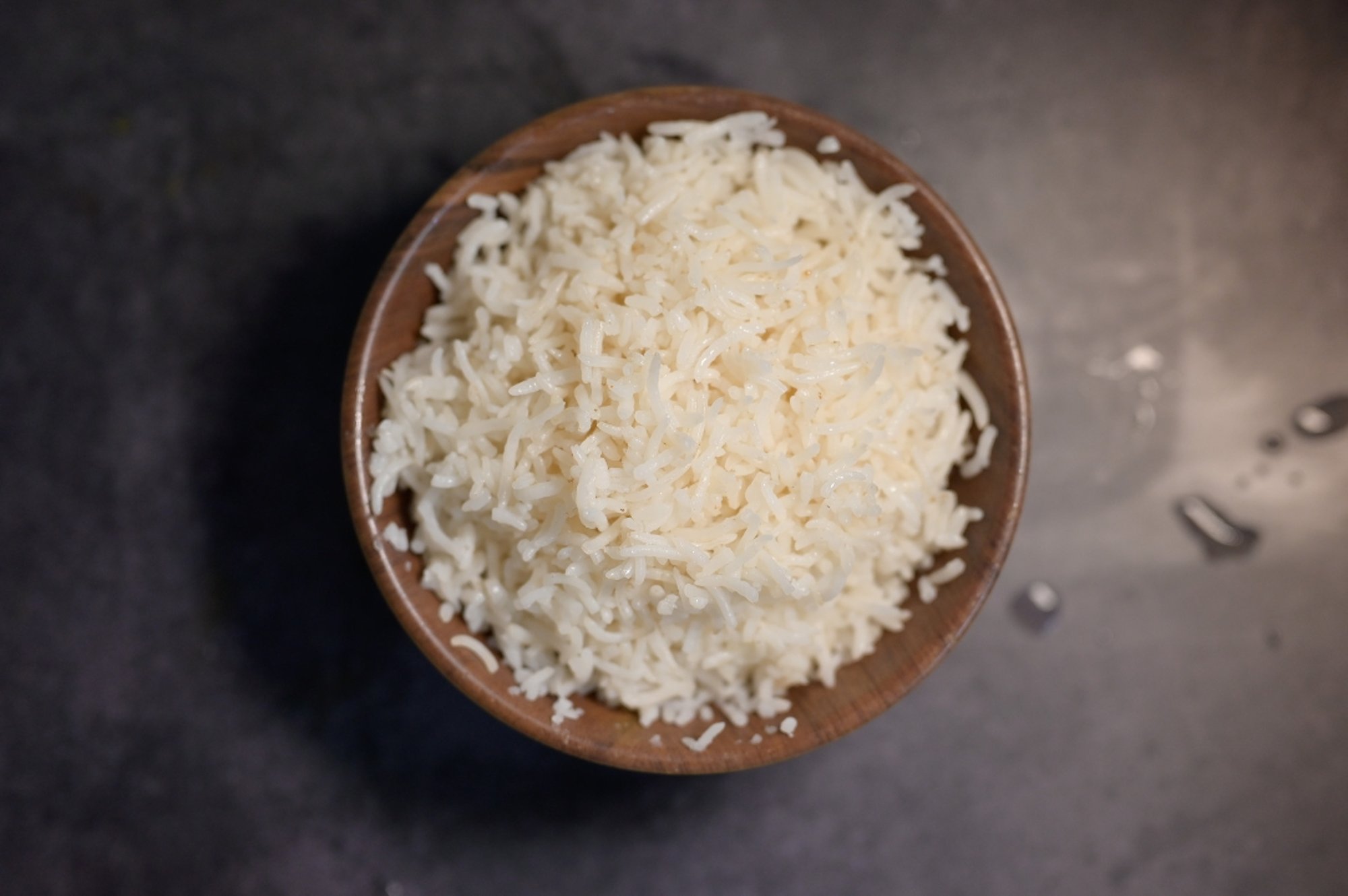 Steamed white rice