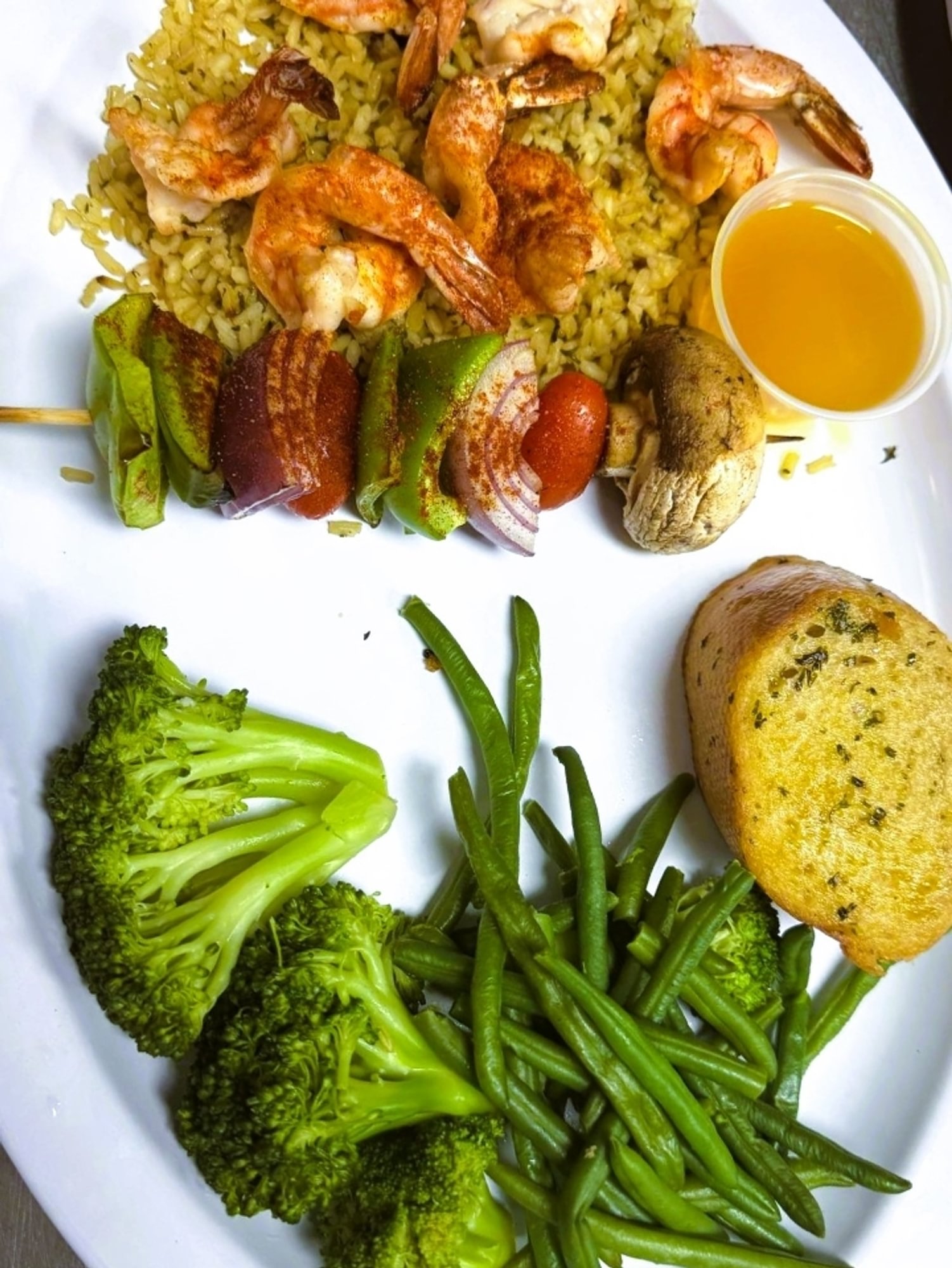 Dozen Shrimp and Veggies Kabob