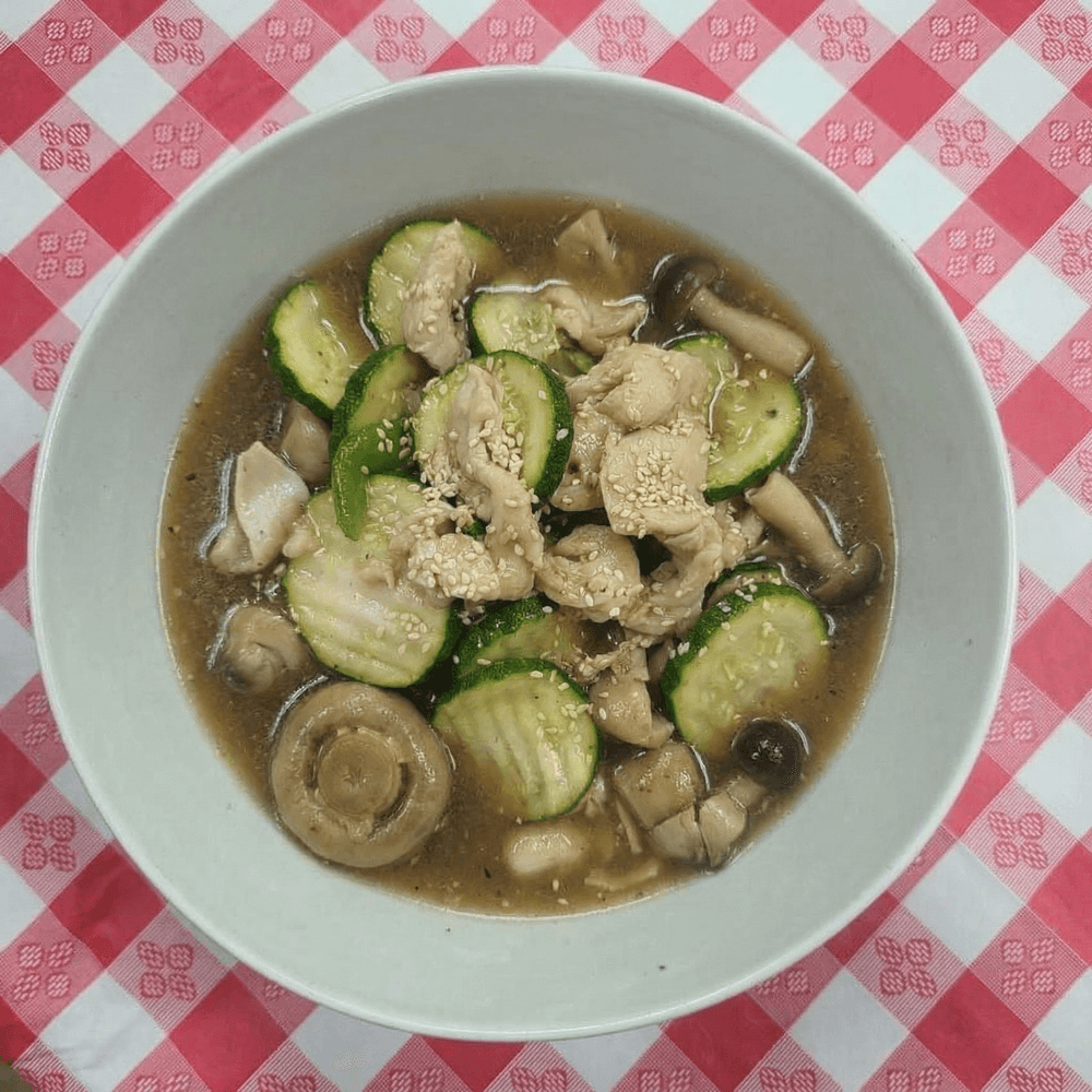 Zucchini and Mushrooms