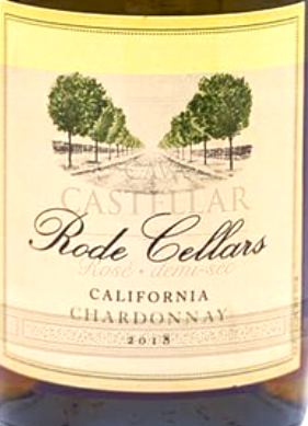Bottle Rhode Cellars Chardonnay