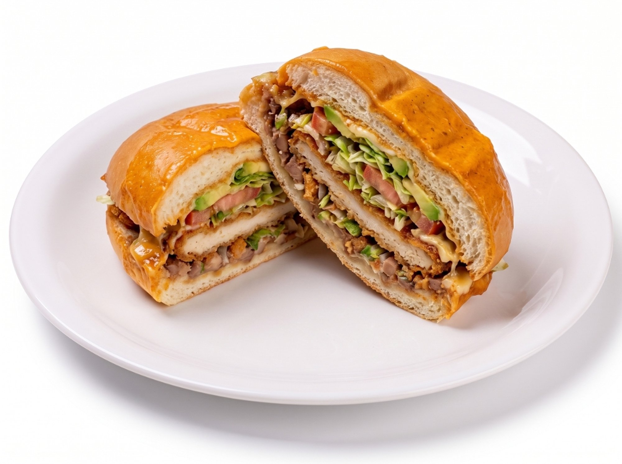 Torta de Milanesa de Pollo (Breaded Chicken Sandwich)