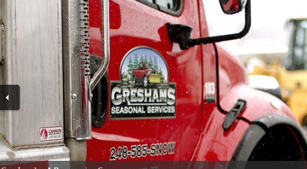 Gresham's Snow Removal Logo