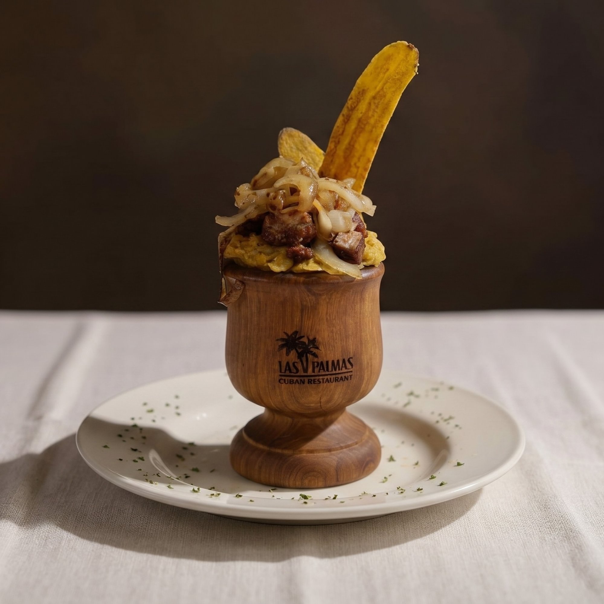 Mofongo w/ Masitas de Puerco al Ajillo