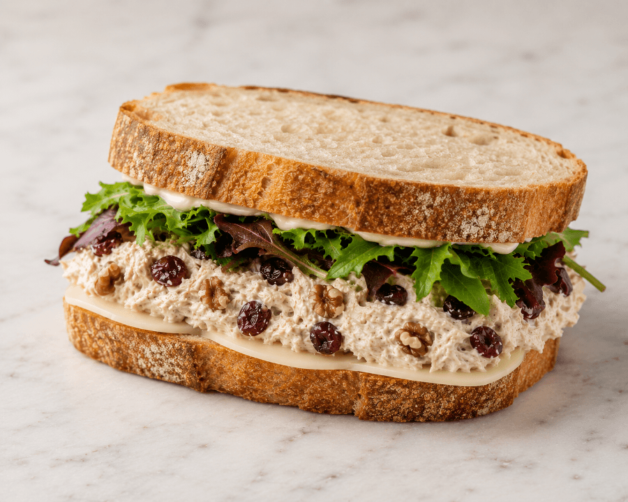 Cranberry Walnut Chicken Salad Sourdough
