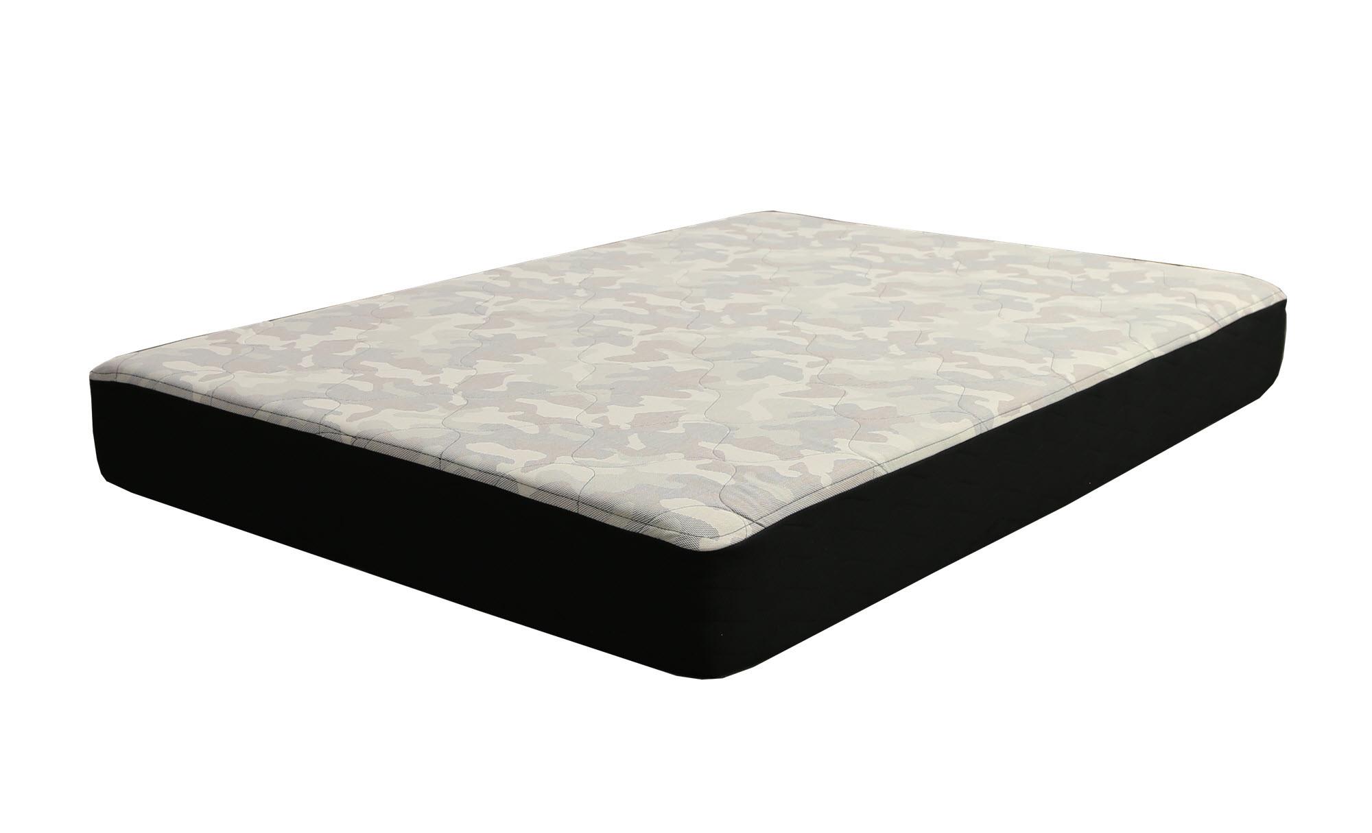 Frost Camo Full 10" Firm Mattress with Protector