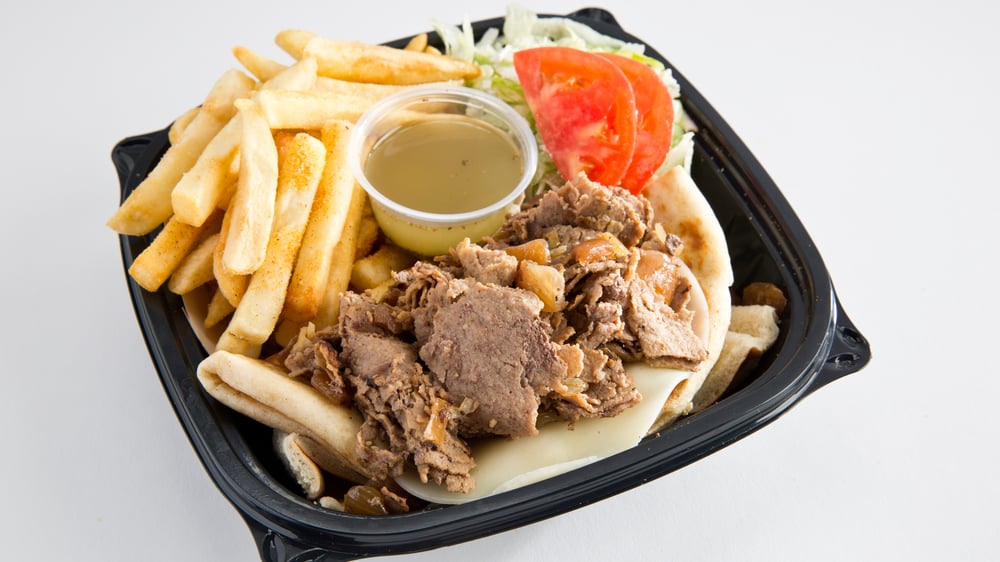 Steak & Onion with Cheese Platter