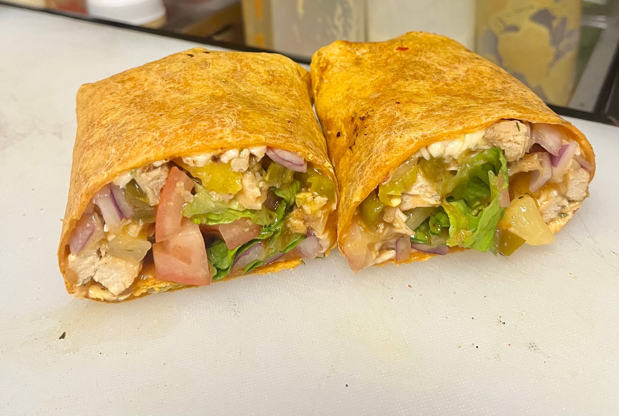 Chicken Mango Habanero Wrap