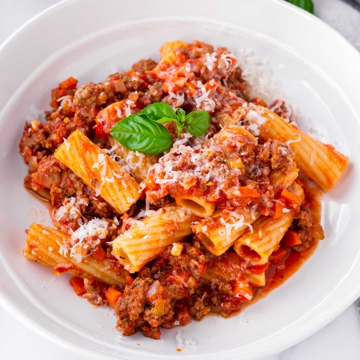 Rigatoni Bolognese