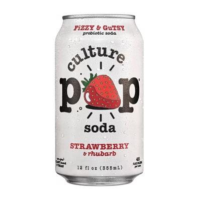 Culture Pop Strawberry and Rhubarb 12oz