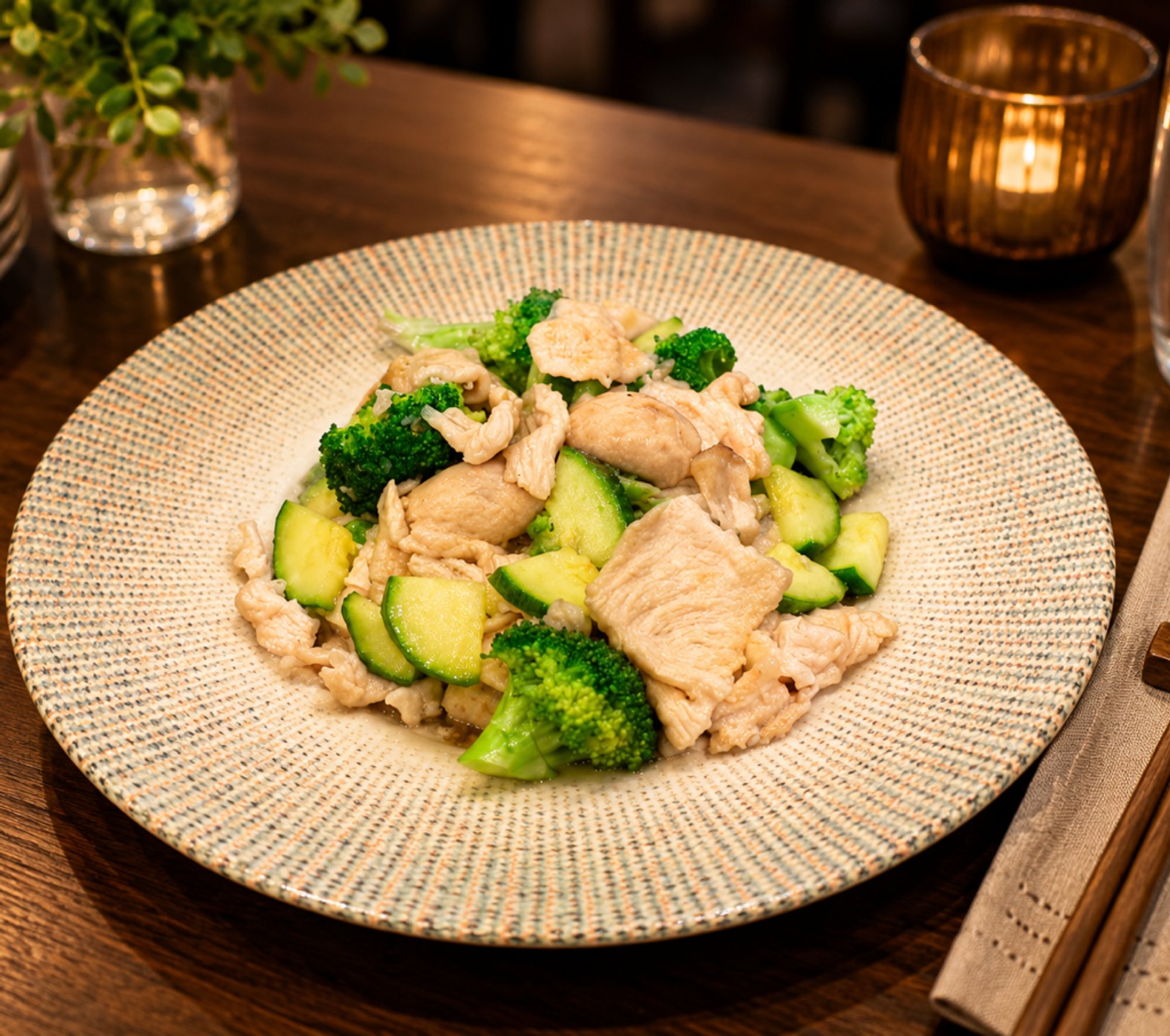 Moo Goo Gai Pan / 蘑菇鸡片