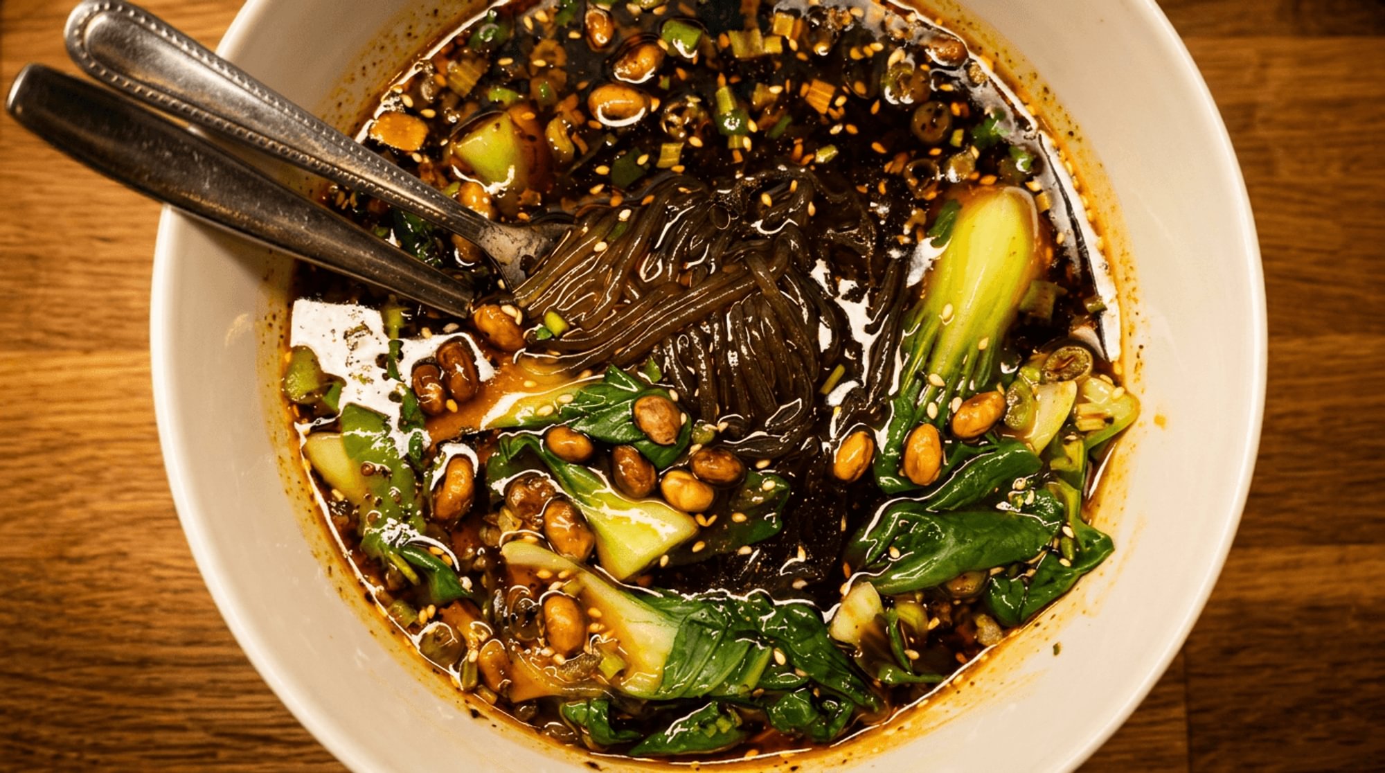 Sichuan Hot & Sour Glass Noodles