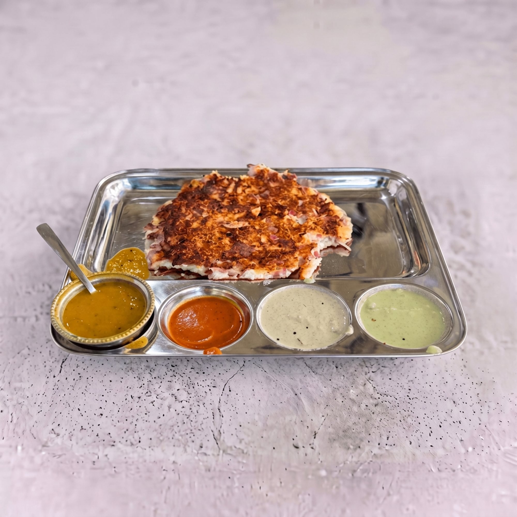 Onion Tomato Uthappam