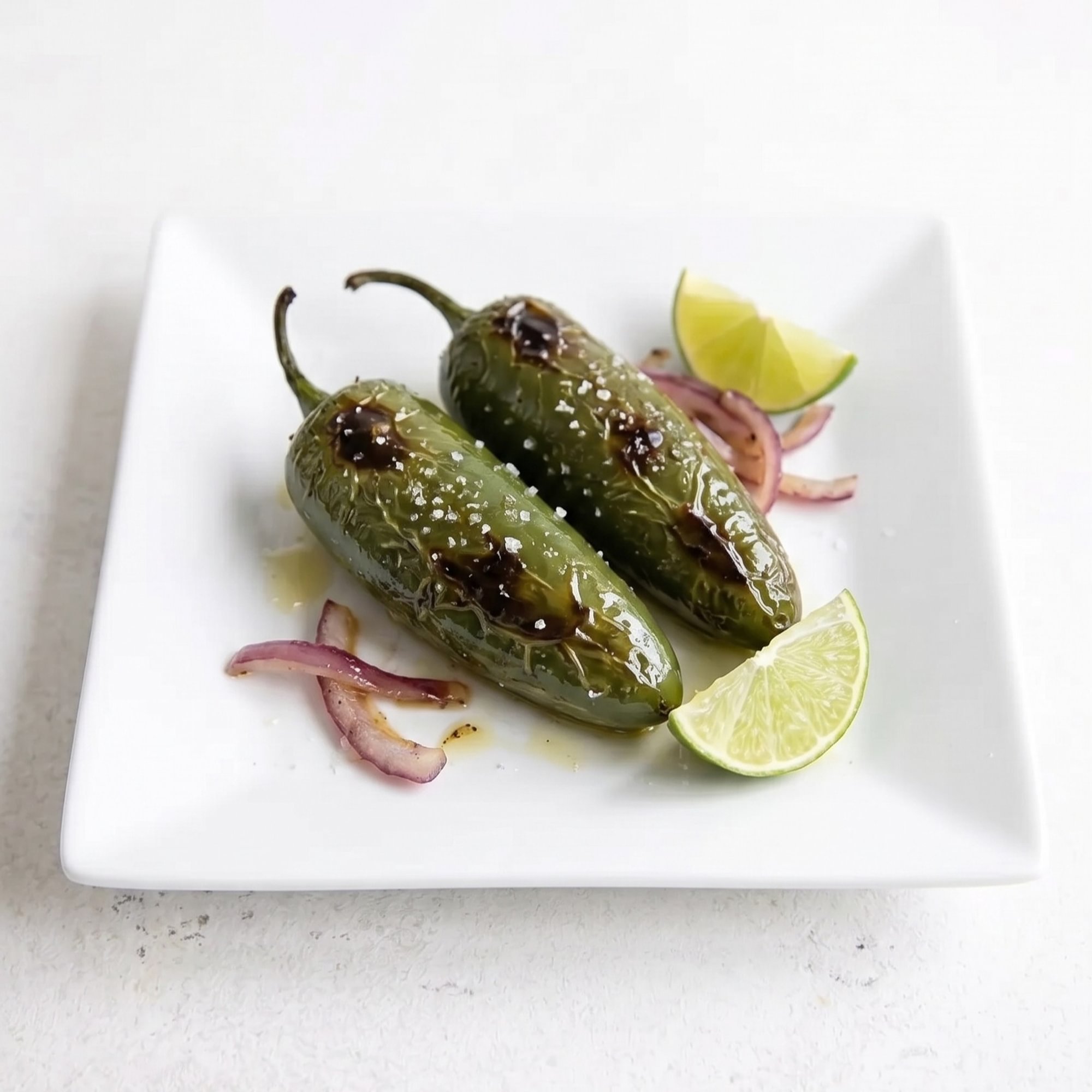 Two Grilled Jalapeños
