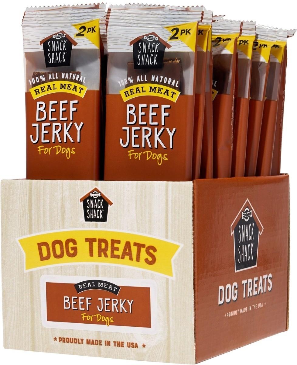Cosmo's Snack Shack Real Meat Beef Jerky Dog Treats 2 Pack