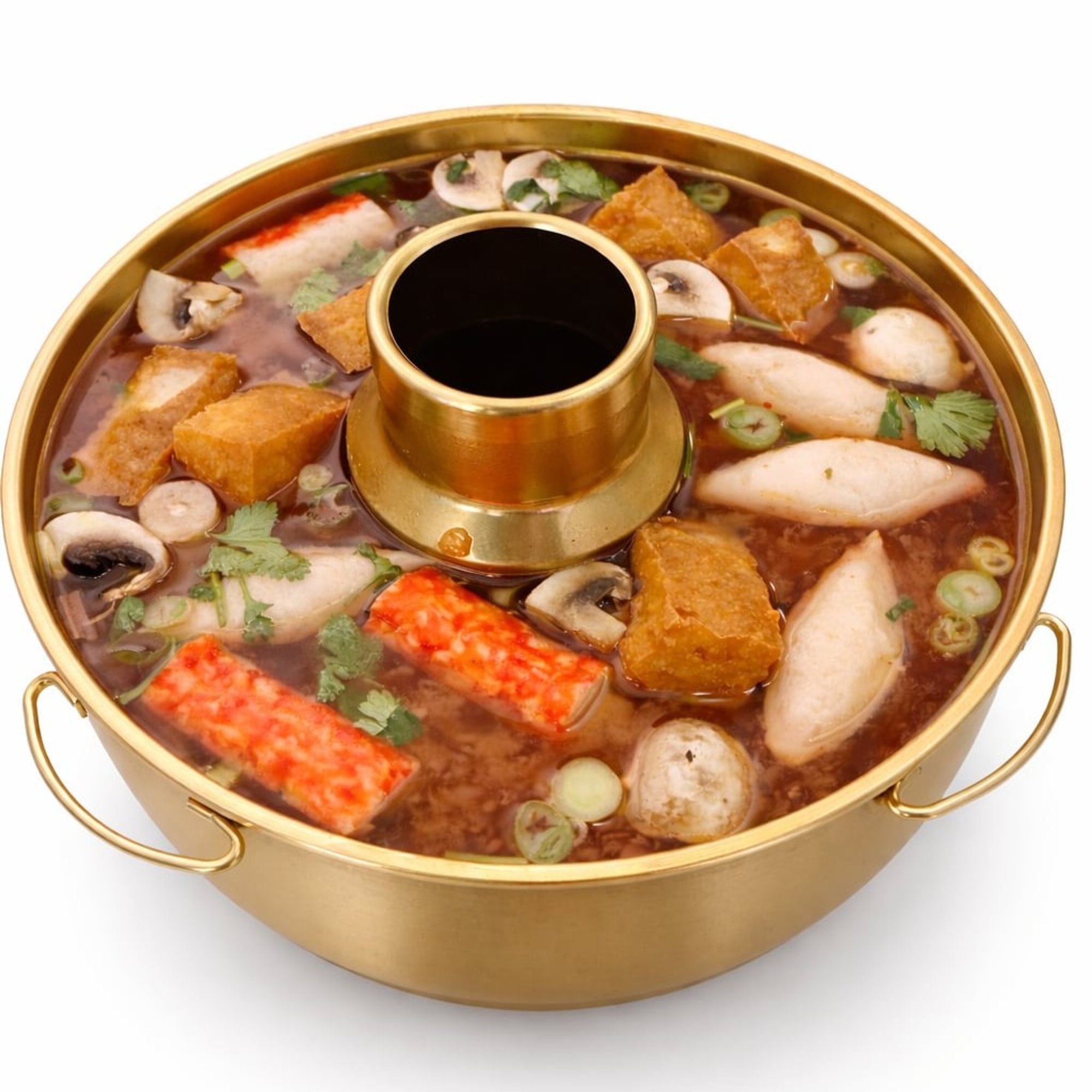 Seafood Yen Ta Fo Hot Pot with Omelet Rice