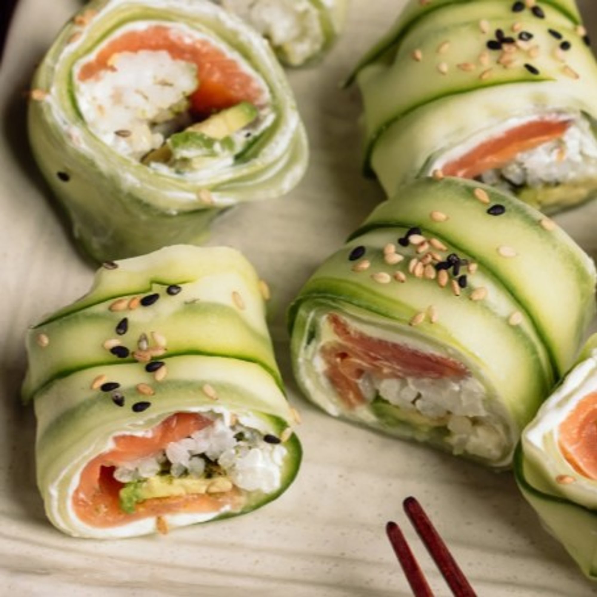 Salmon Cucumber Roll