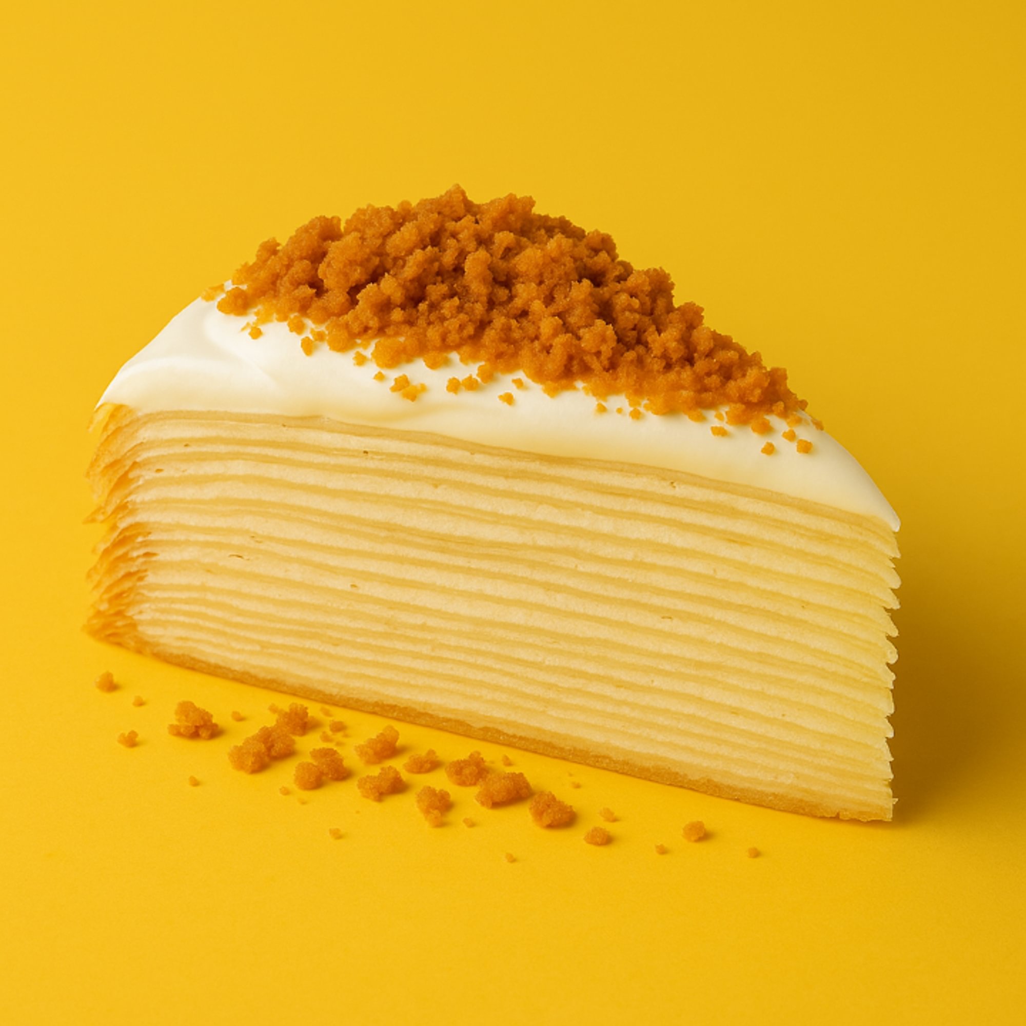 Lotus Biscoff Crepe Layer Cake