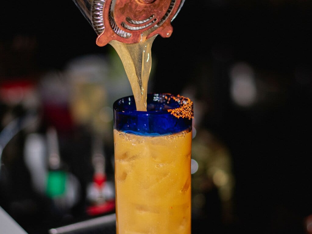 Spicy Peach & Vanilla Paloma