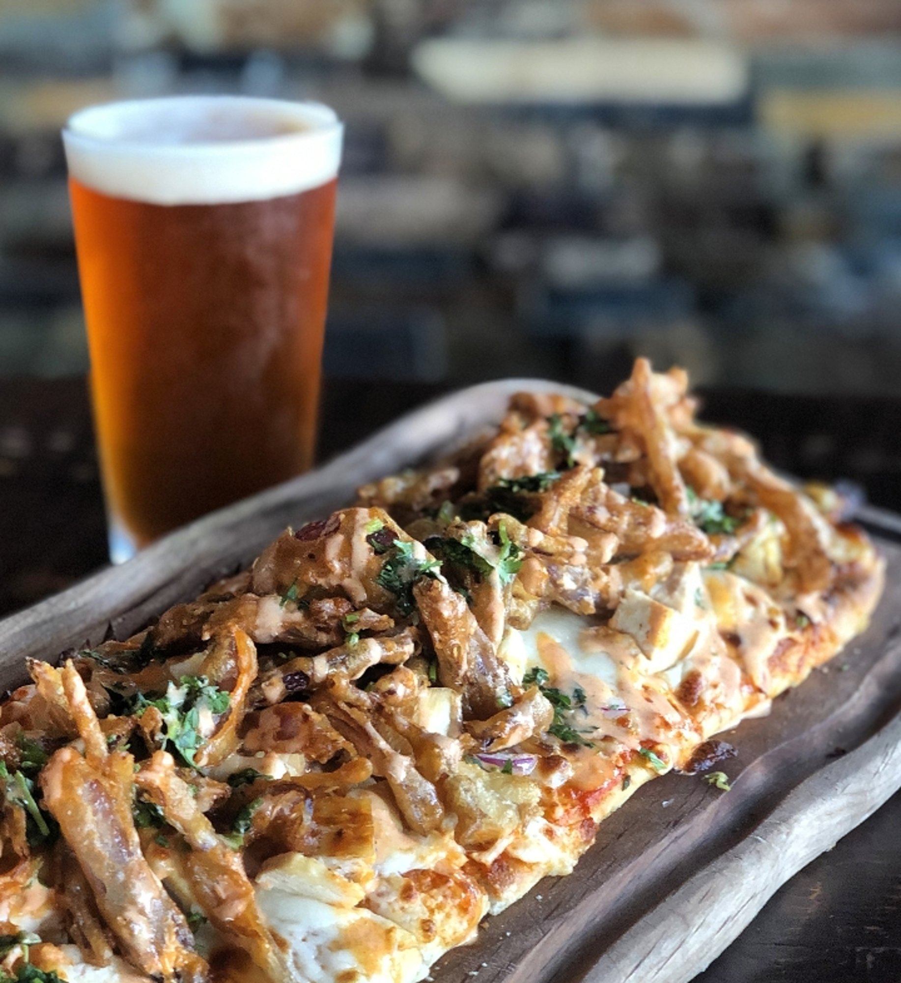 Buffalo Chicken Flatbread