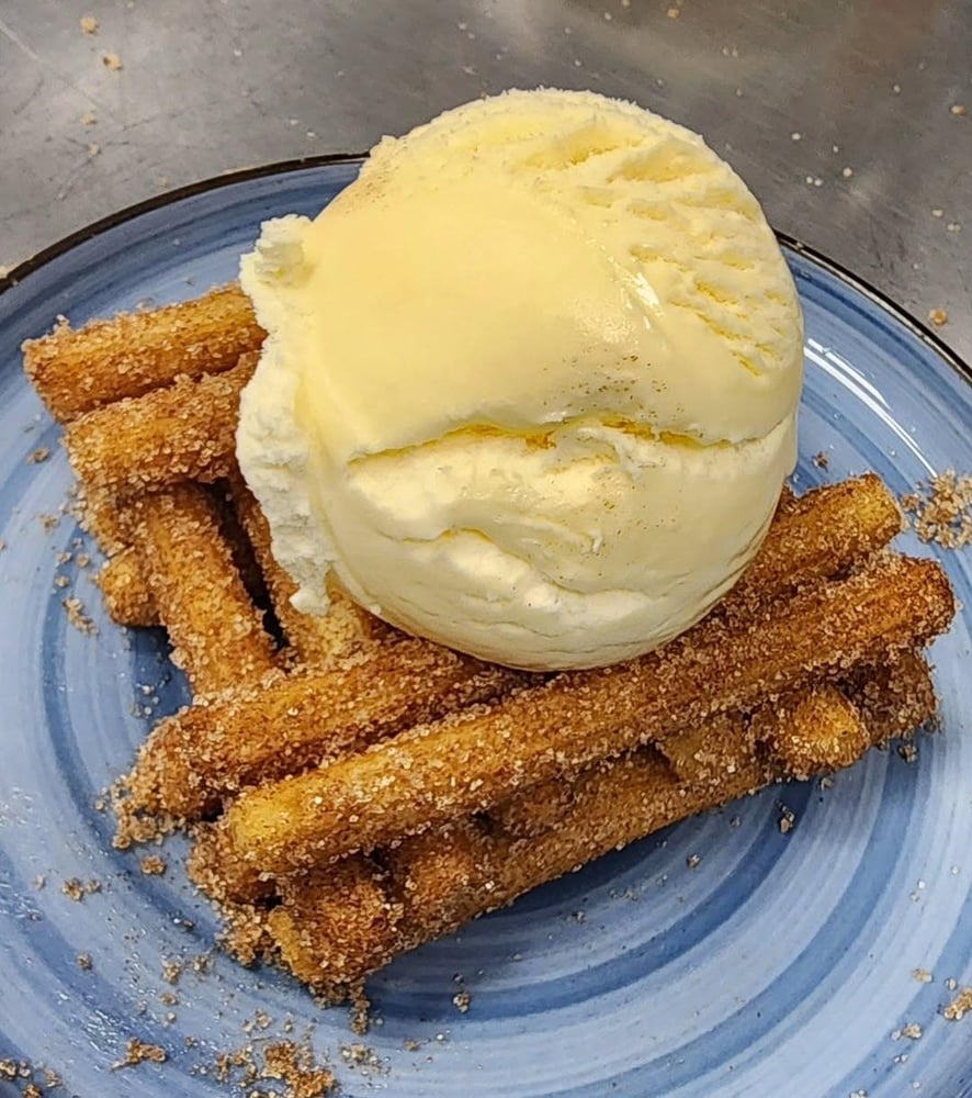 Churro and Ice Cream