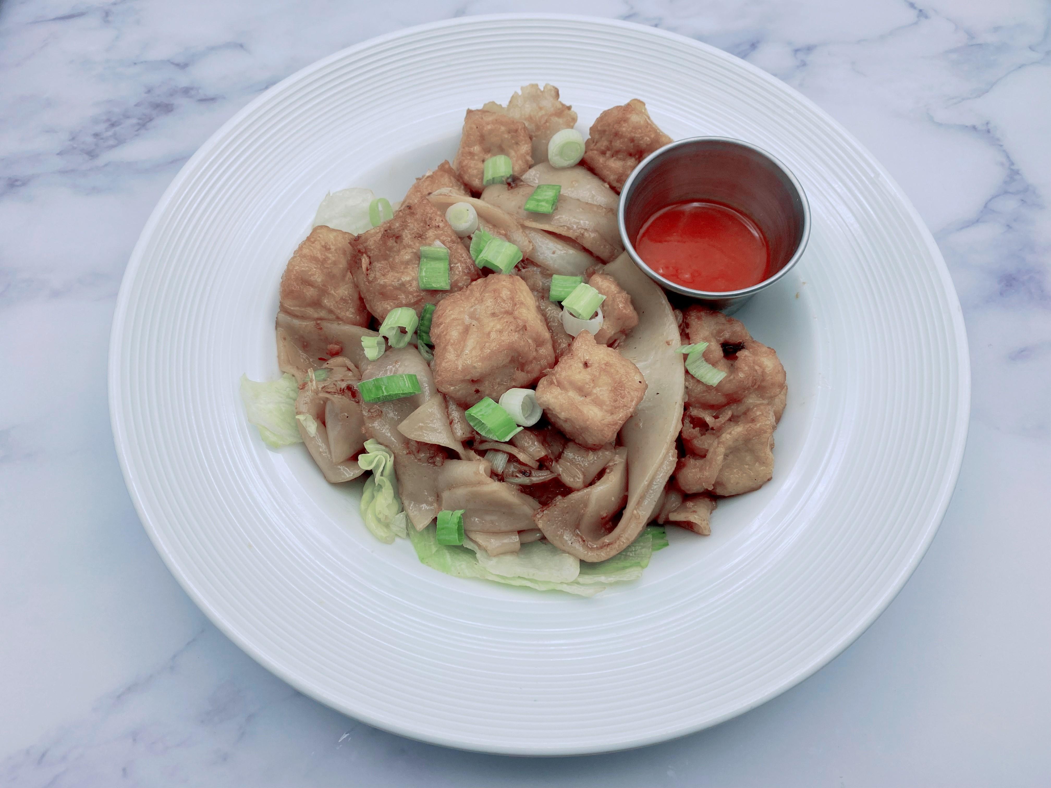 Vegan Thai Garlic Noodle (No Egg)