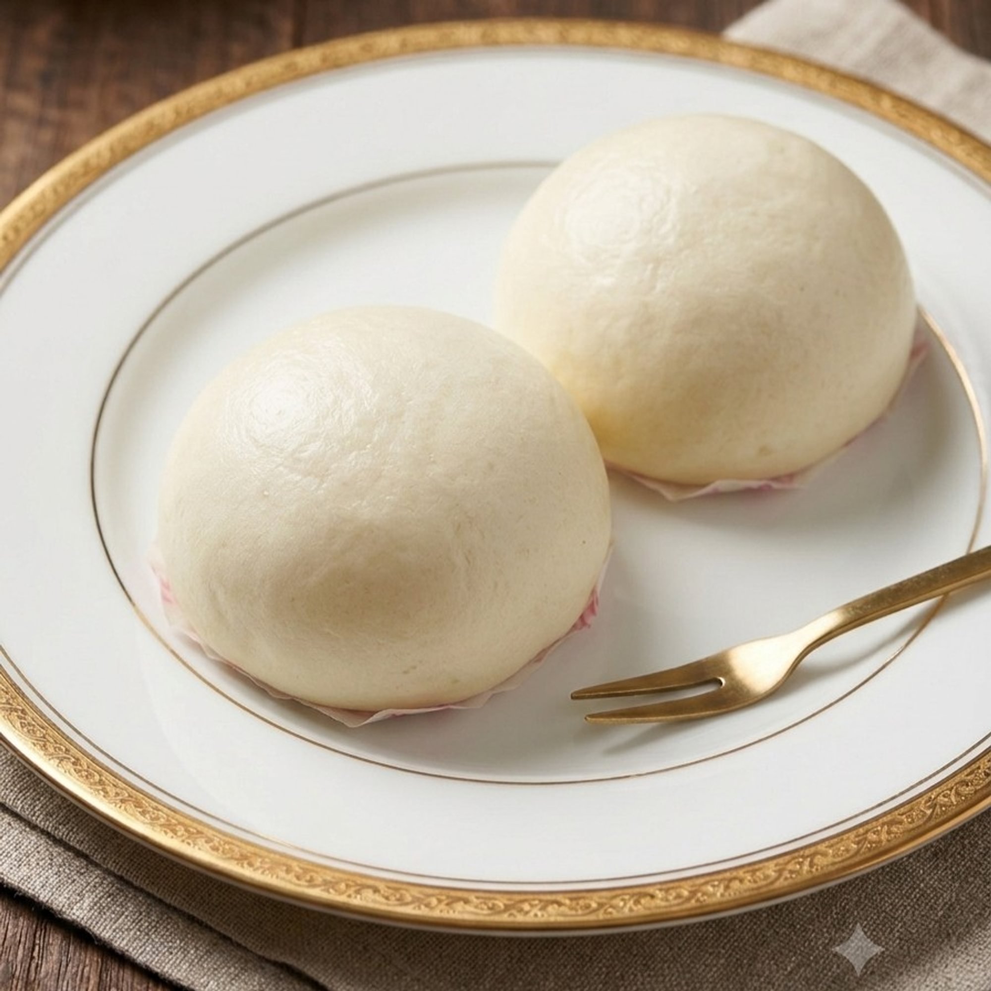 Steamed Red Bean Bun (2)