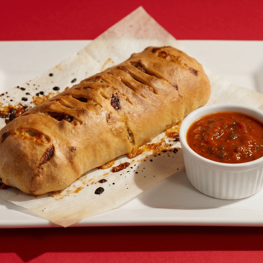 Meatball Parmigiana Stromboli