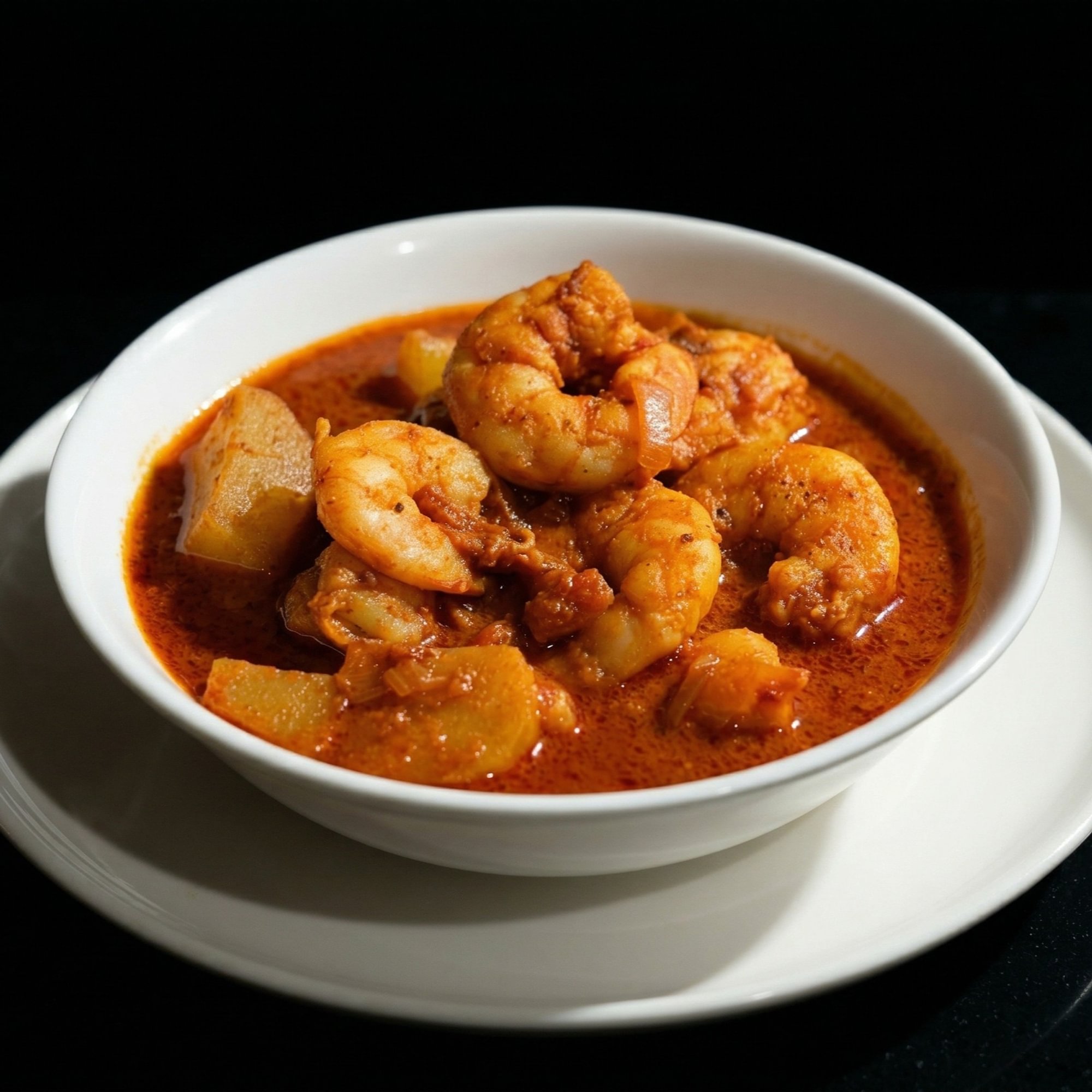 Shrimp Vindaloo (GF, NF, DF)