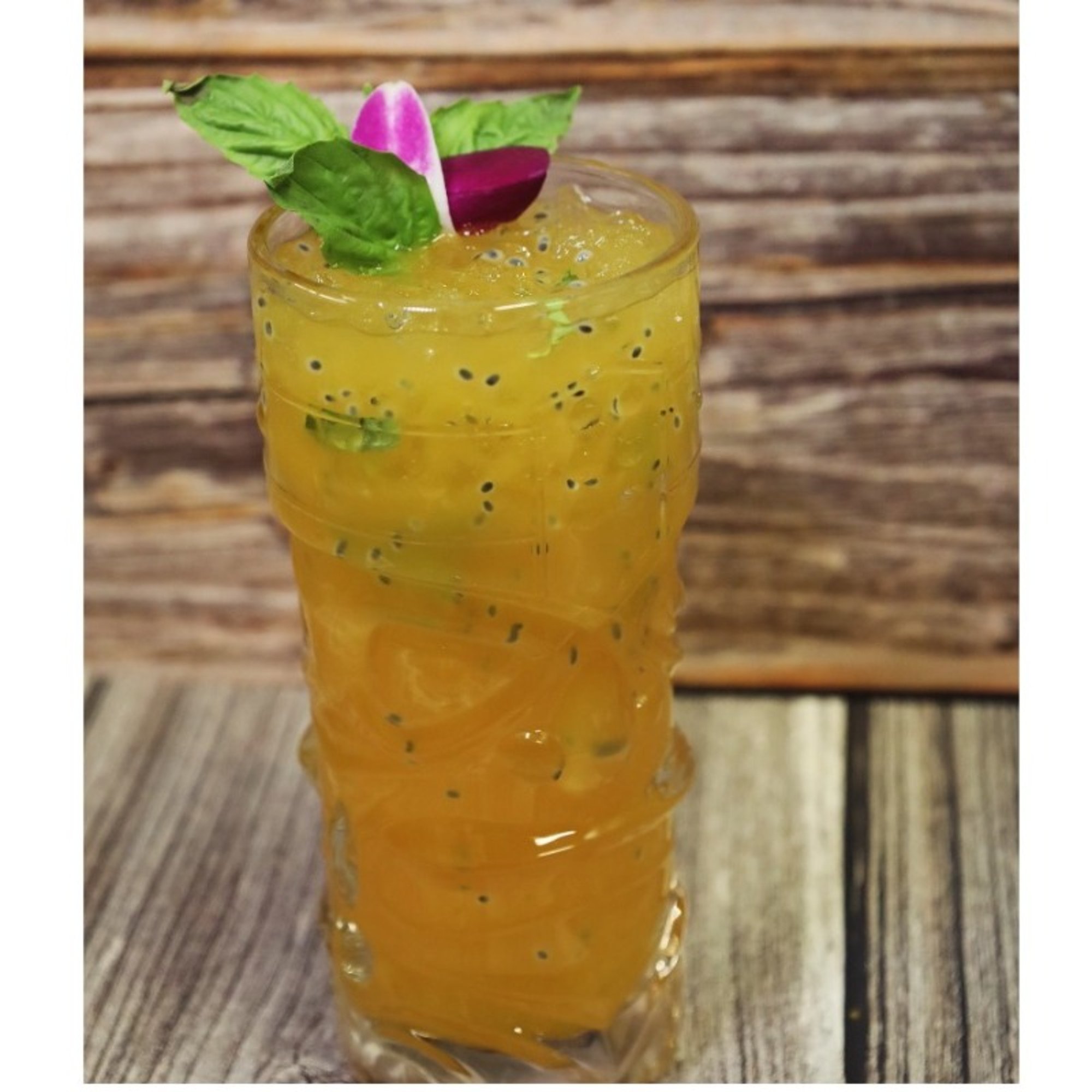 Basil Seed Mango Drink