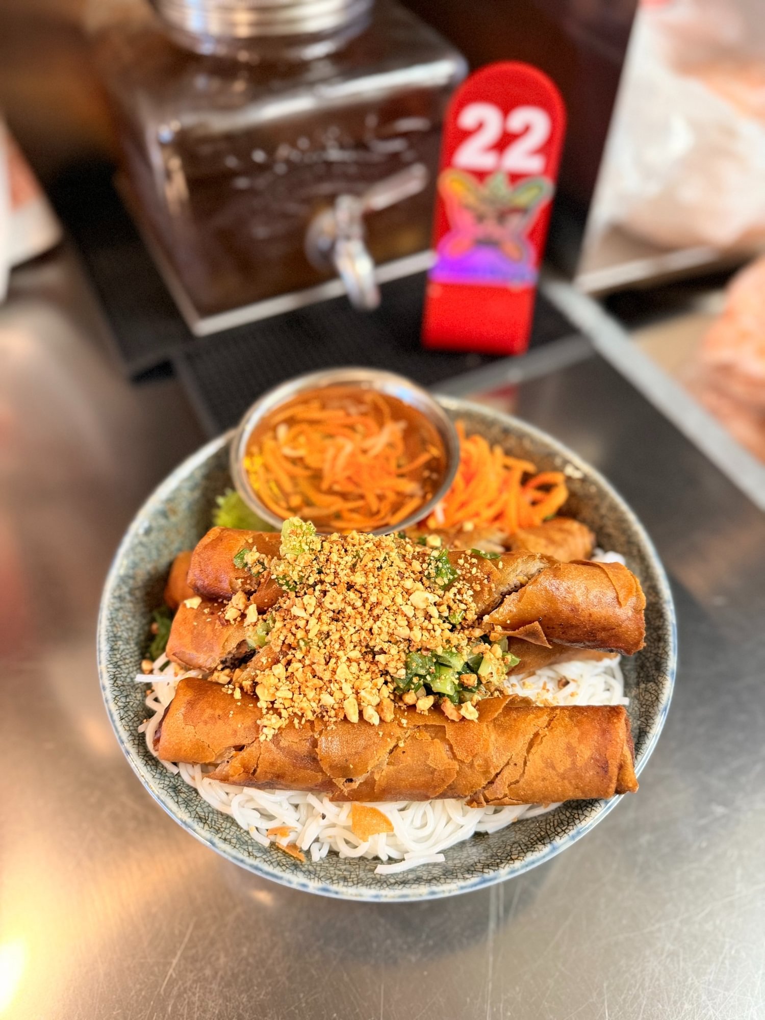 Egg Roll Vermicelli (Bún Chả giò)