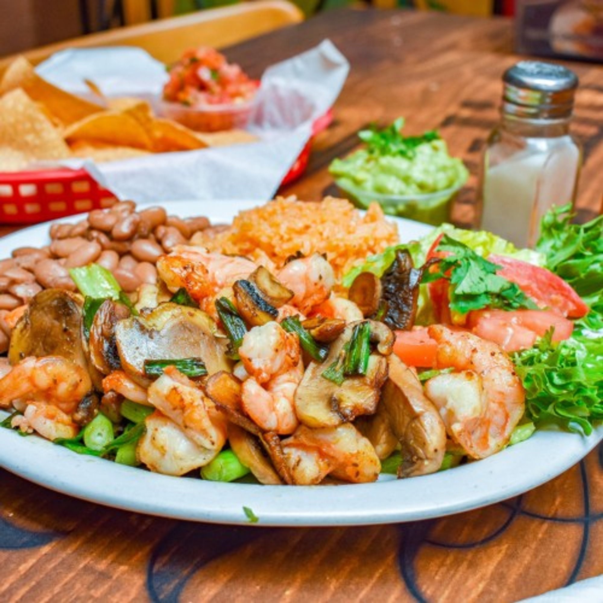 Garlic Prawns Plate