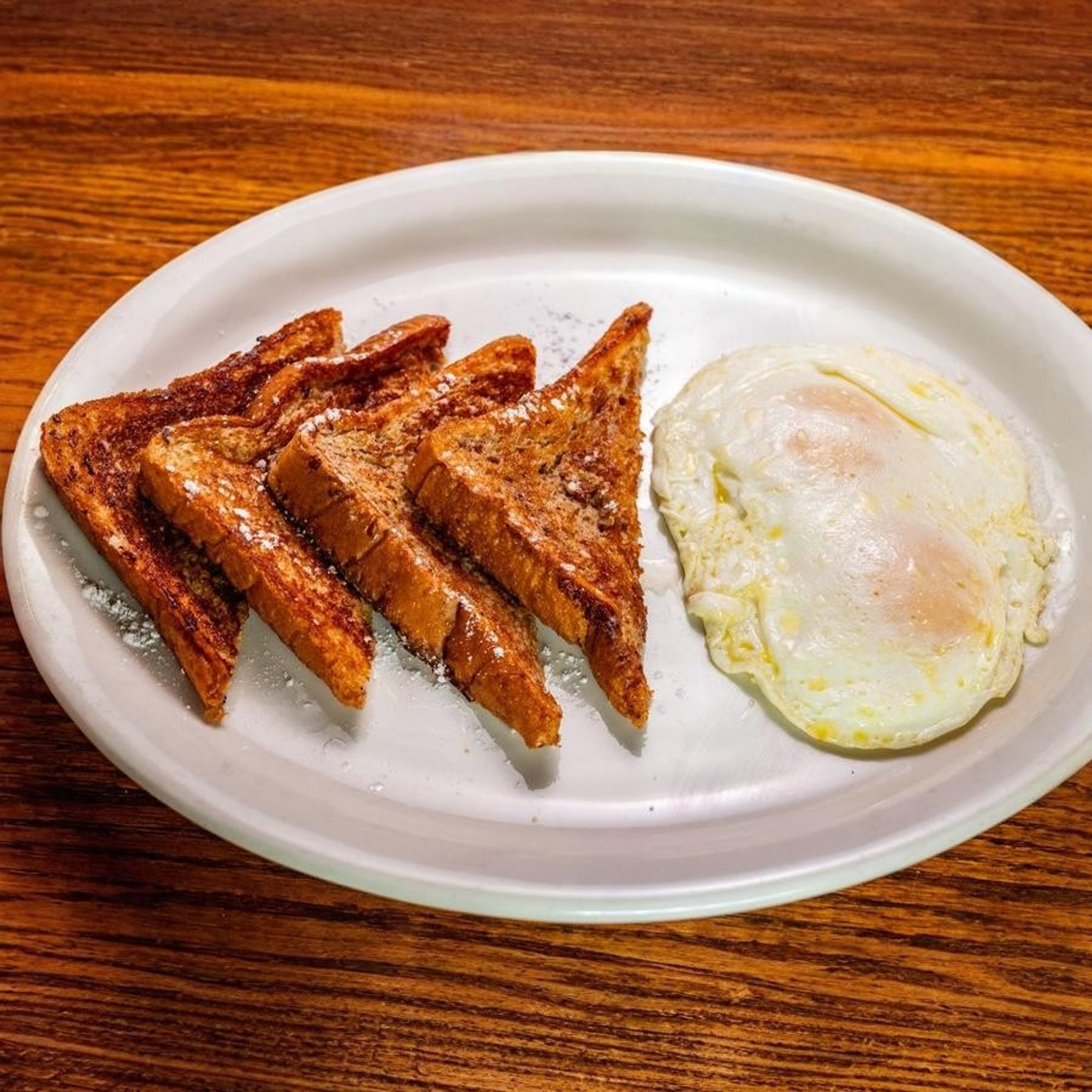 2 French Toast with Eggs