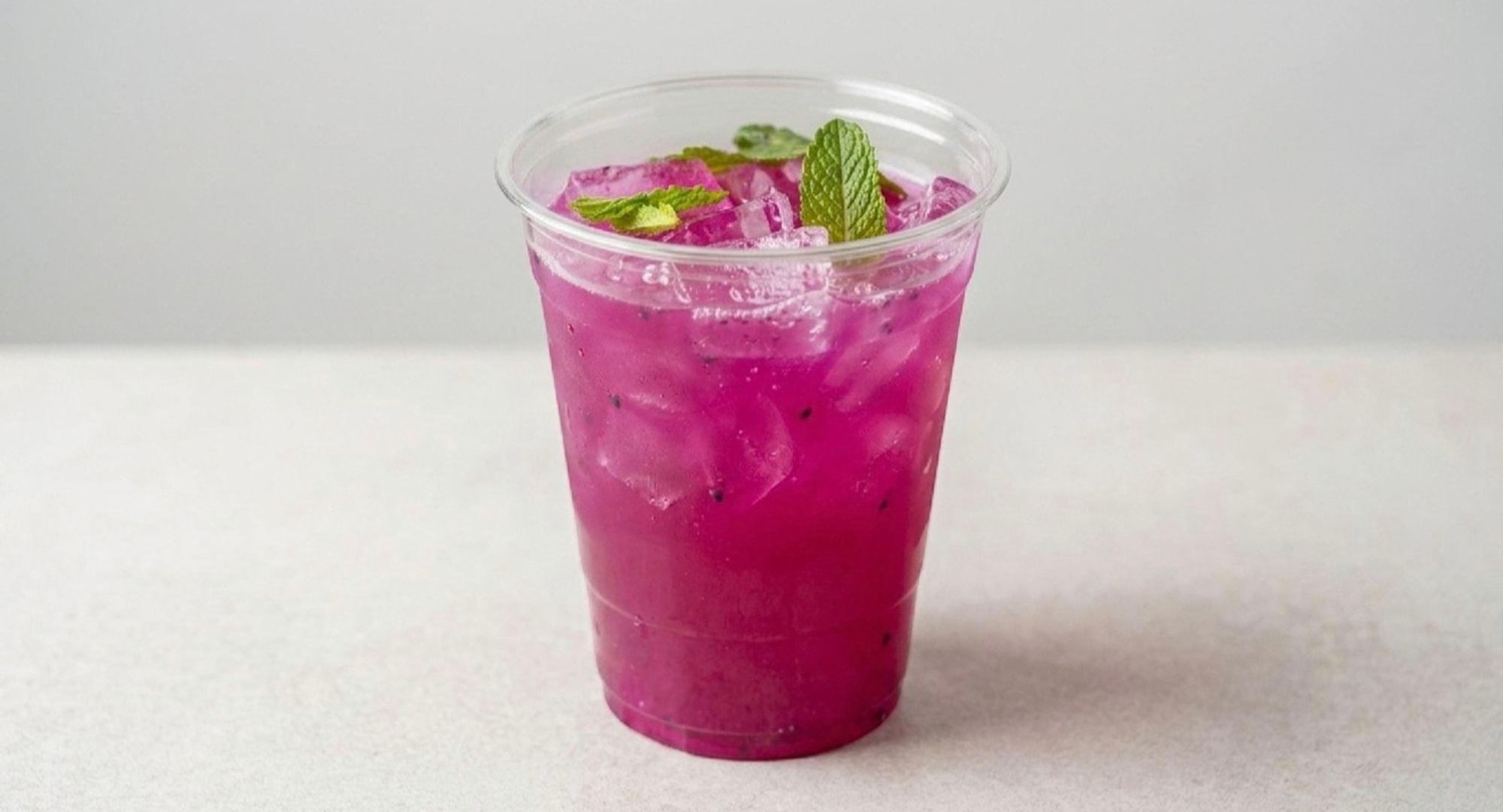 Dragonfruit Mint Lemonade