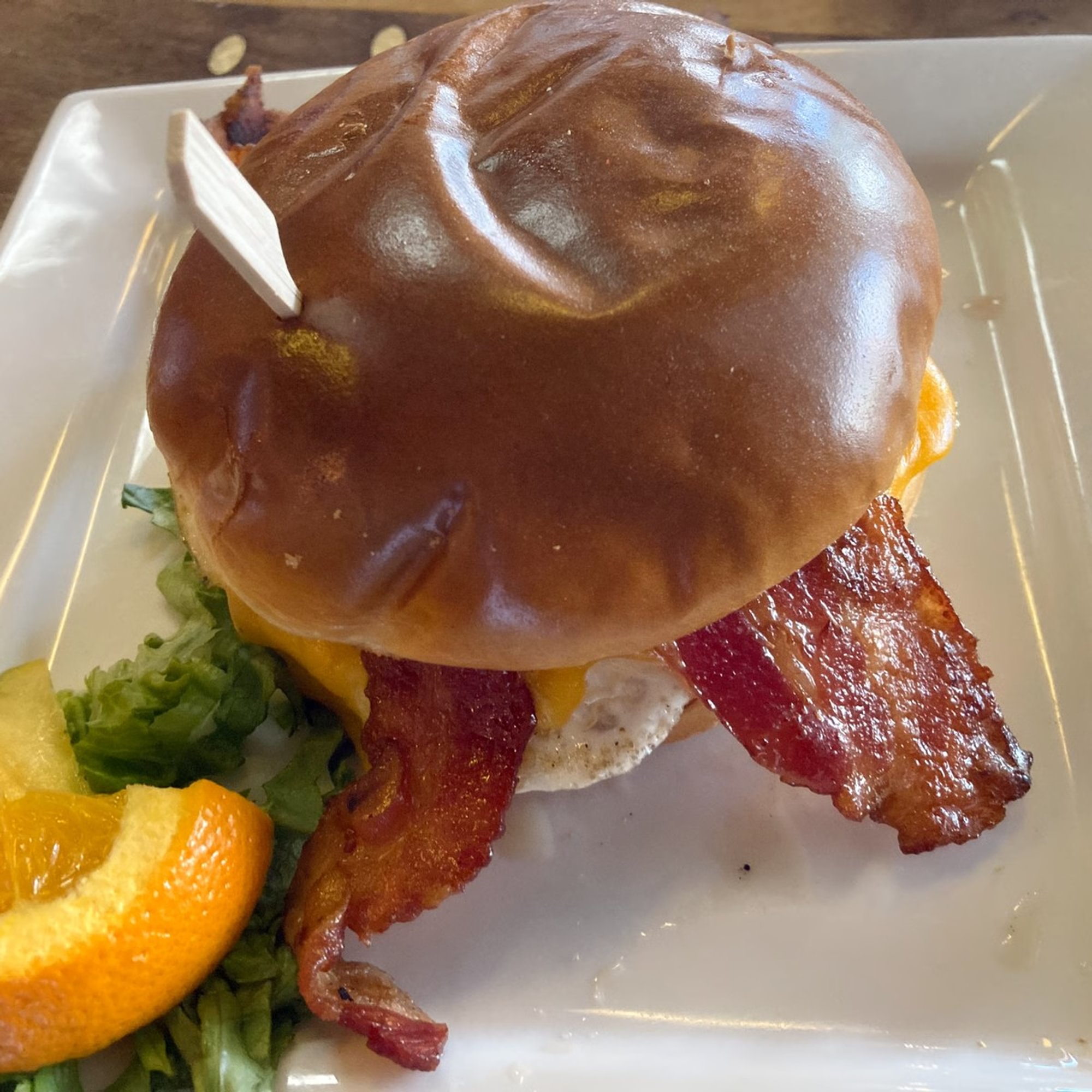Bacon Egg & Cheddar Sandwich
