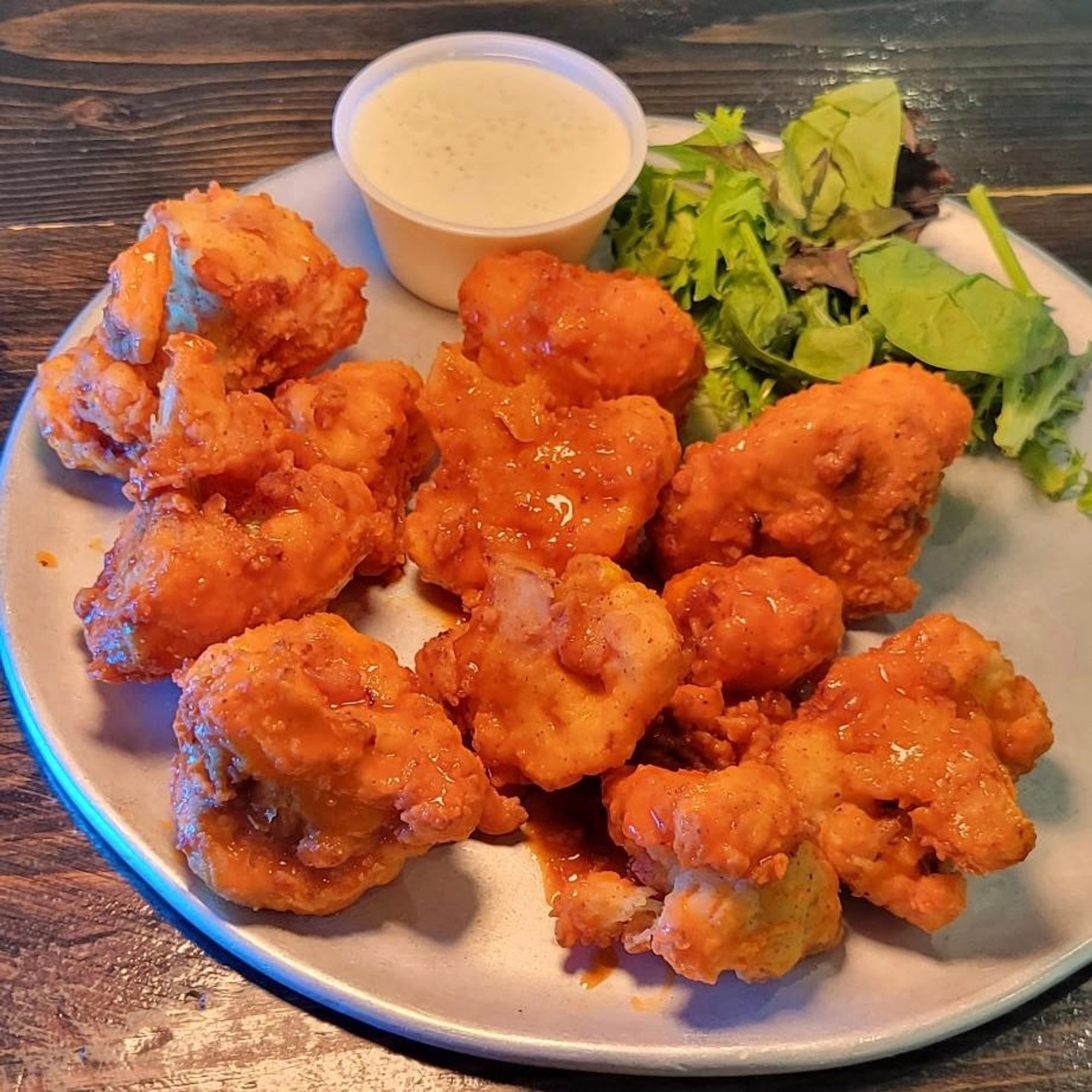 Buffalo Fried Cauliflower