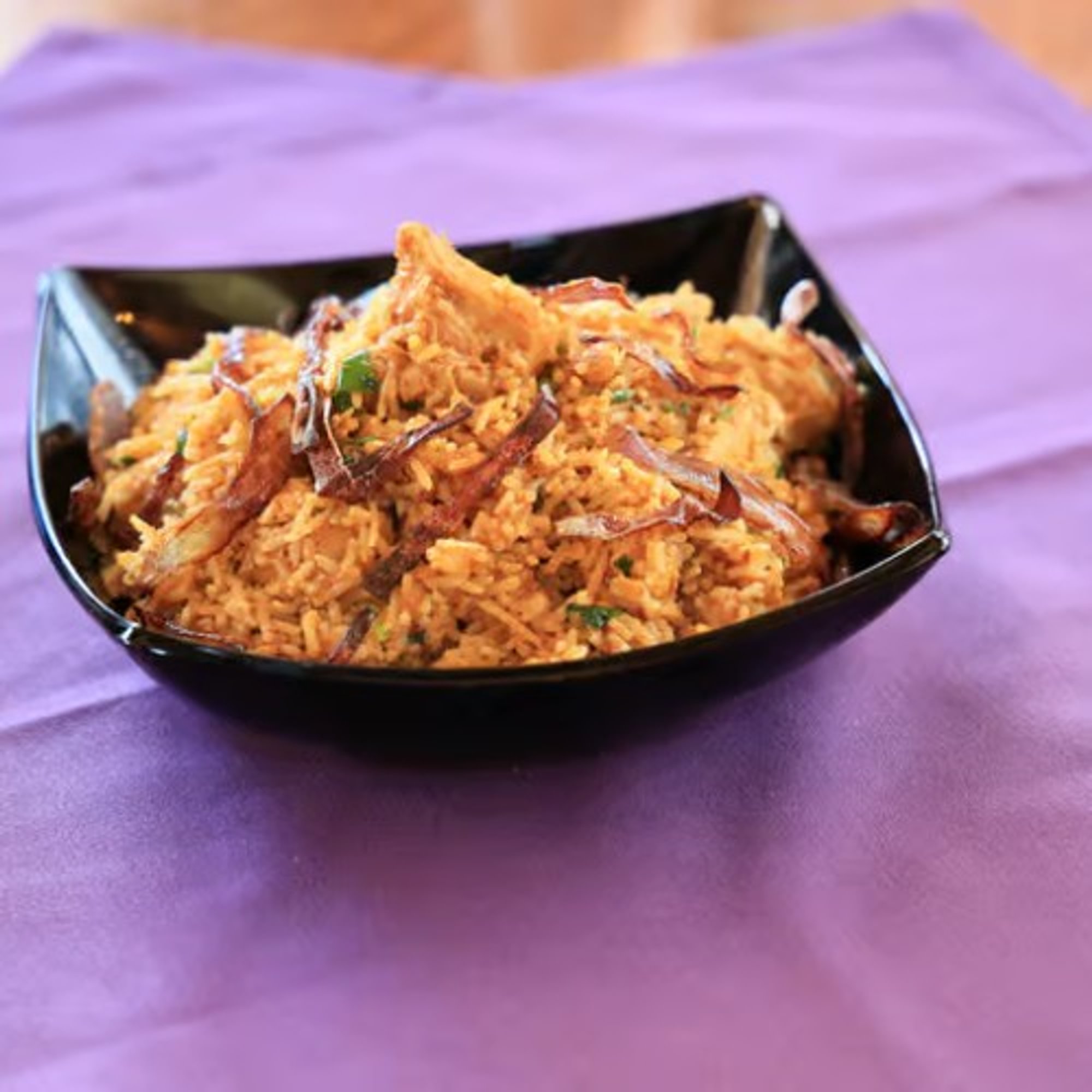 D. Shrimp Biryani