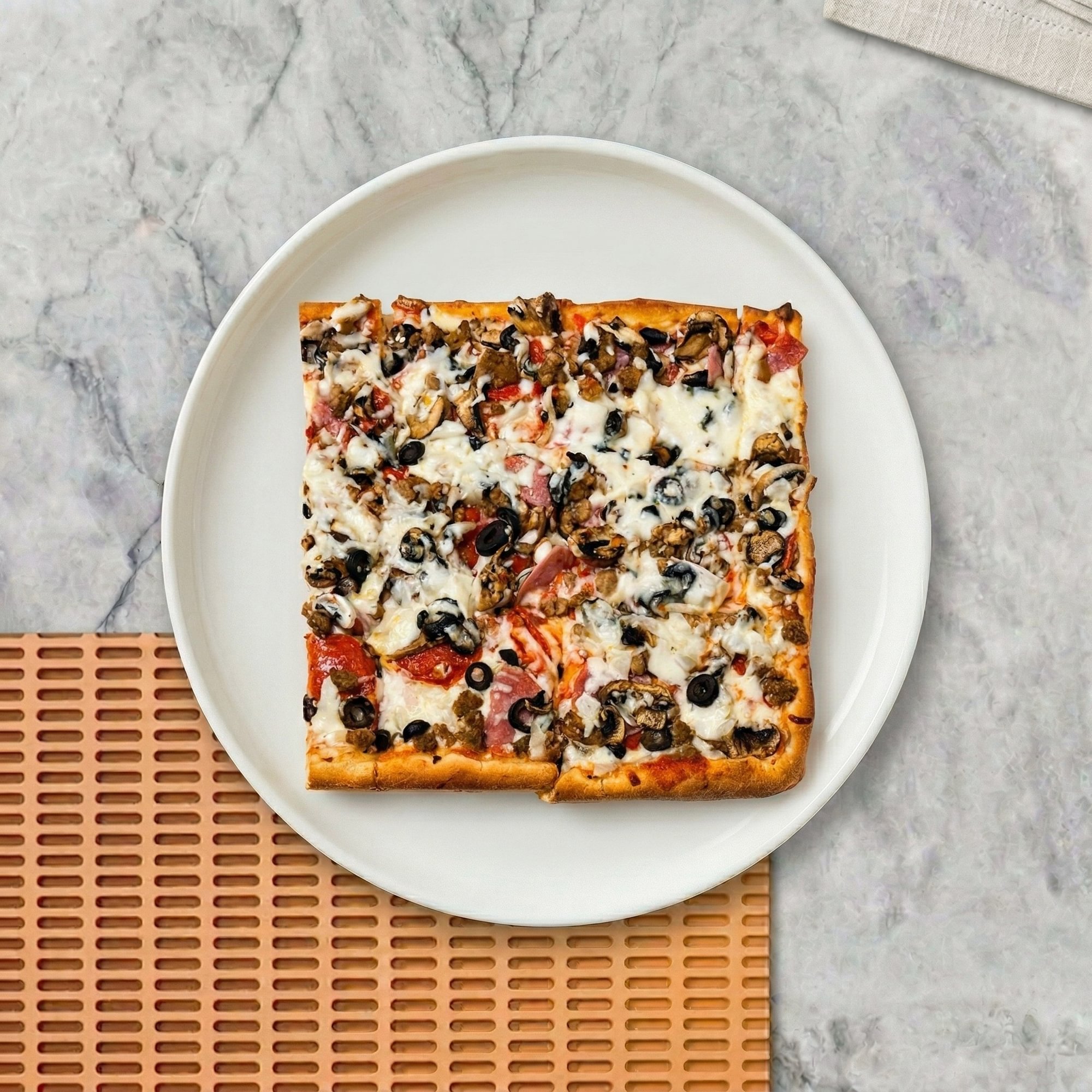 Deep-Dish Sicilian Pizza