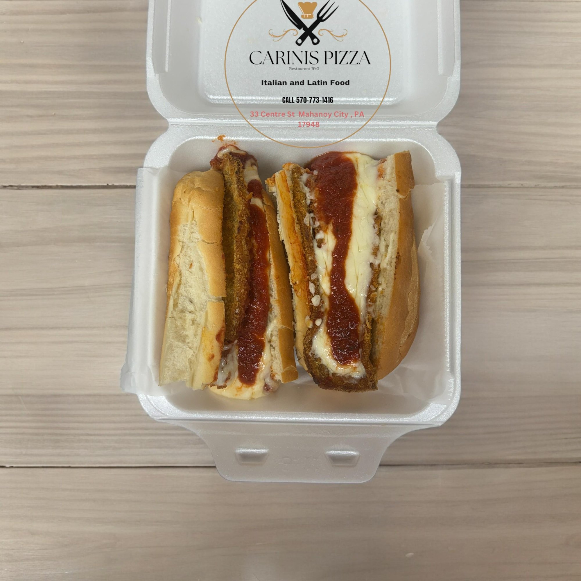 Eggplant Parmigiana Hoagie