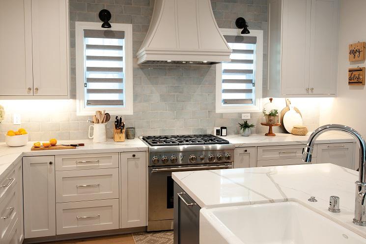 Take your custom kitchen to the next level with the right window treatments. These Norman Sheer Shades by Budget Blinds of Tyson's Corner & Herndon will add a beautiful finishing touch to any room in your home.  BudgetBlindsOfTysonsCorner  WindowWednesday  FreeConsultation  SheerShades  NormanShades