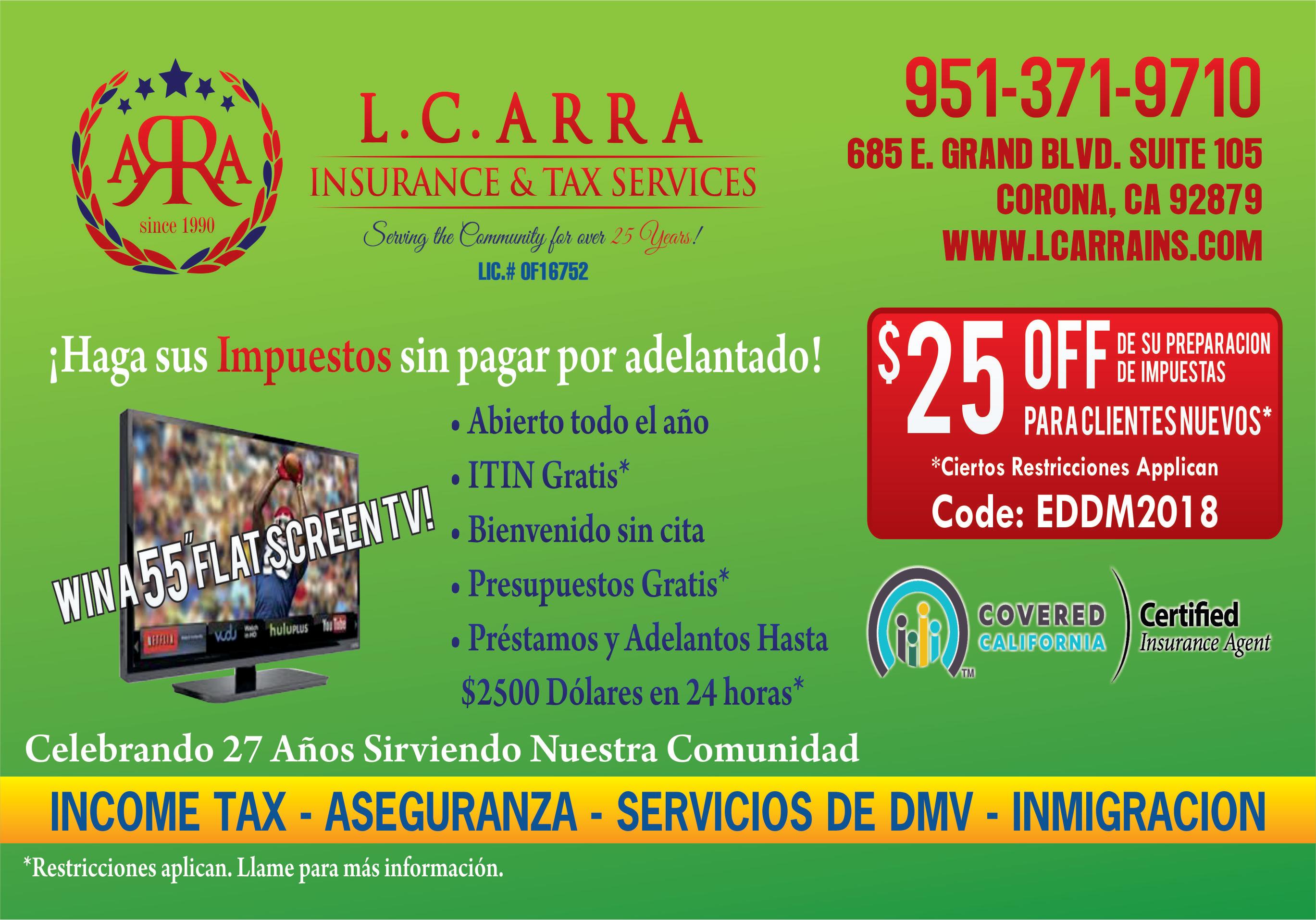 LC Arra Insurance and Tax Services Photo