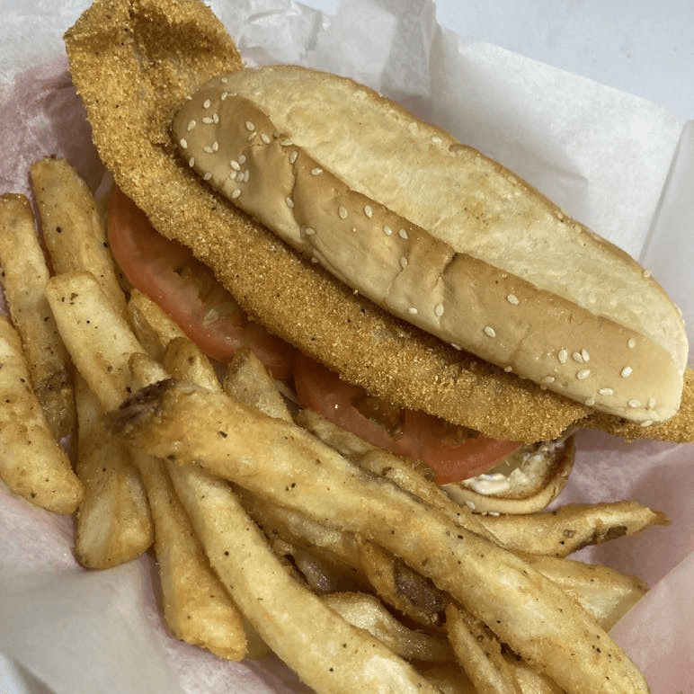 Fish Po Boy Combo
