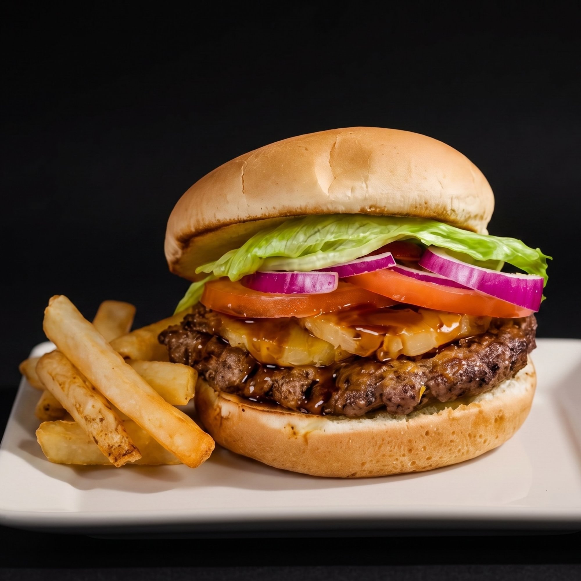 4 - The Teriyaki Barn Burger
