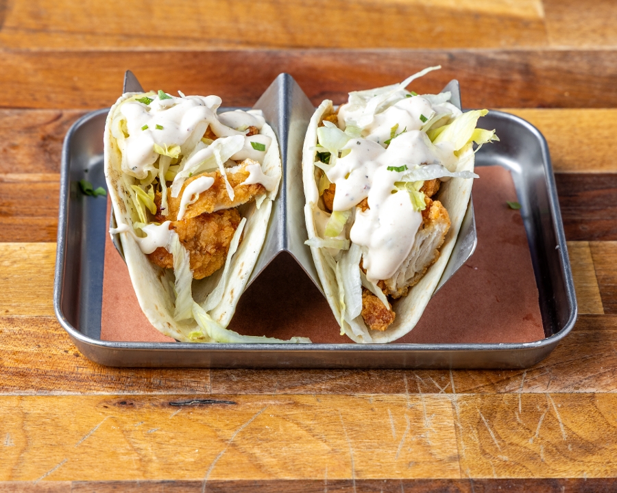 Fried Chicken Tacos