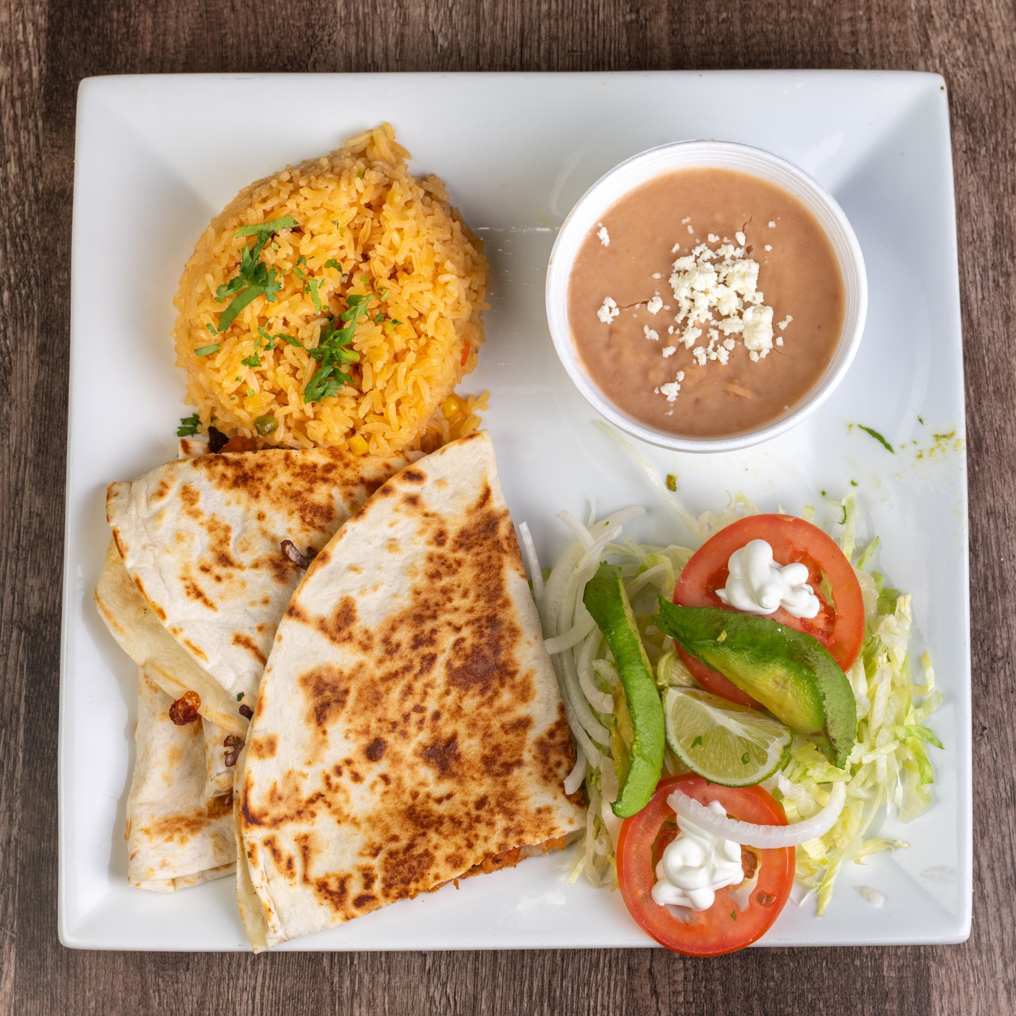 Quesadilla Plate